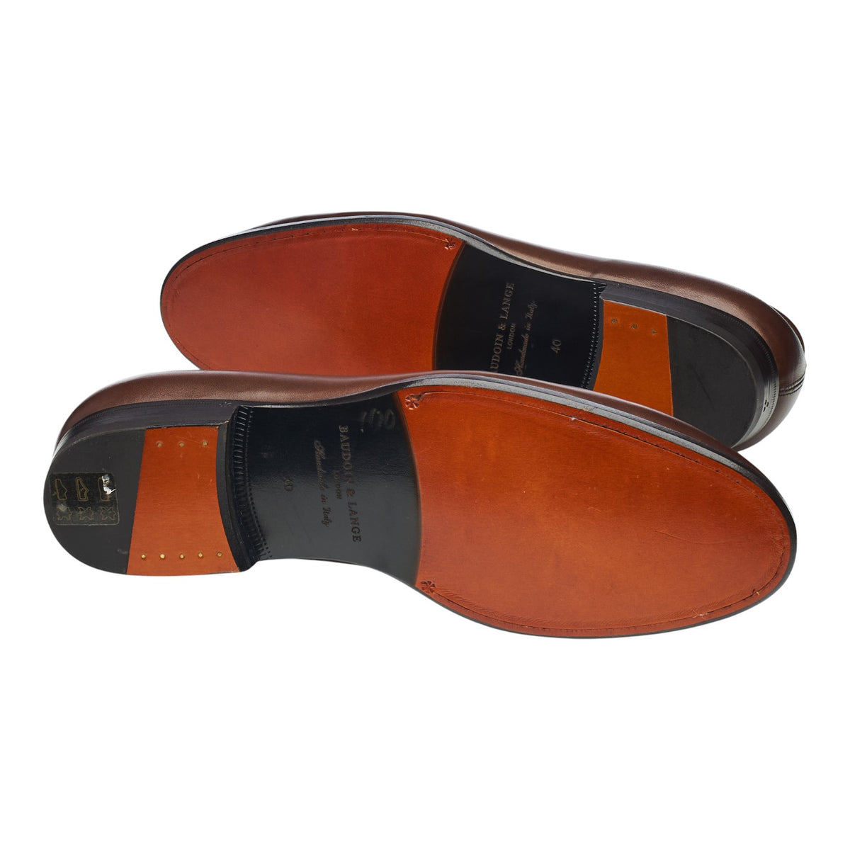 'Sagan' Dark Brown Leather Loafers UK 6 / UK 6.5