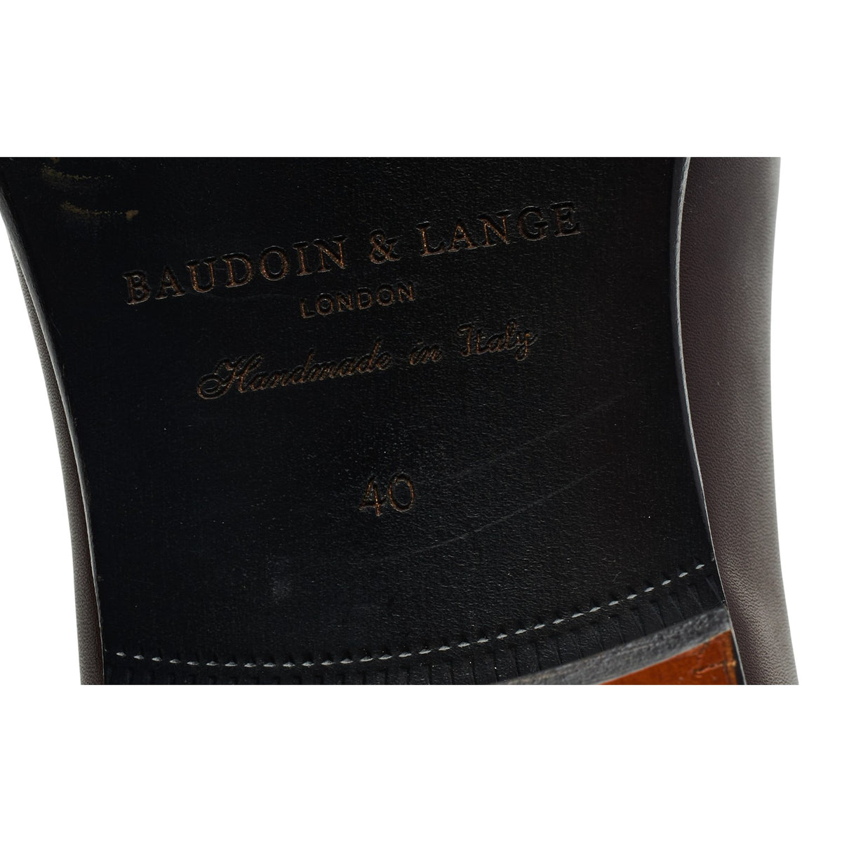 'Sagan' Dark Brown Leather Loafers UK 6 / UK 6.5