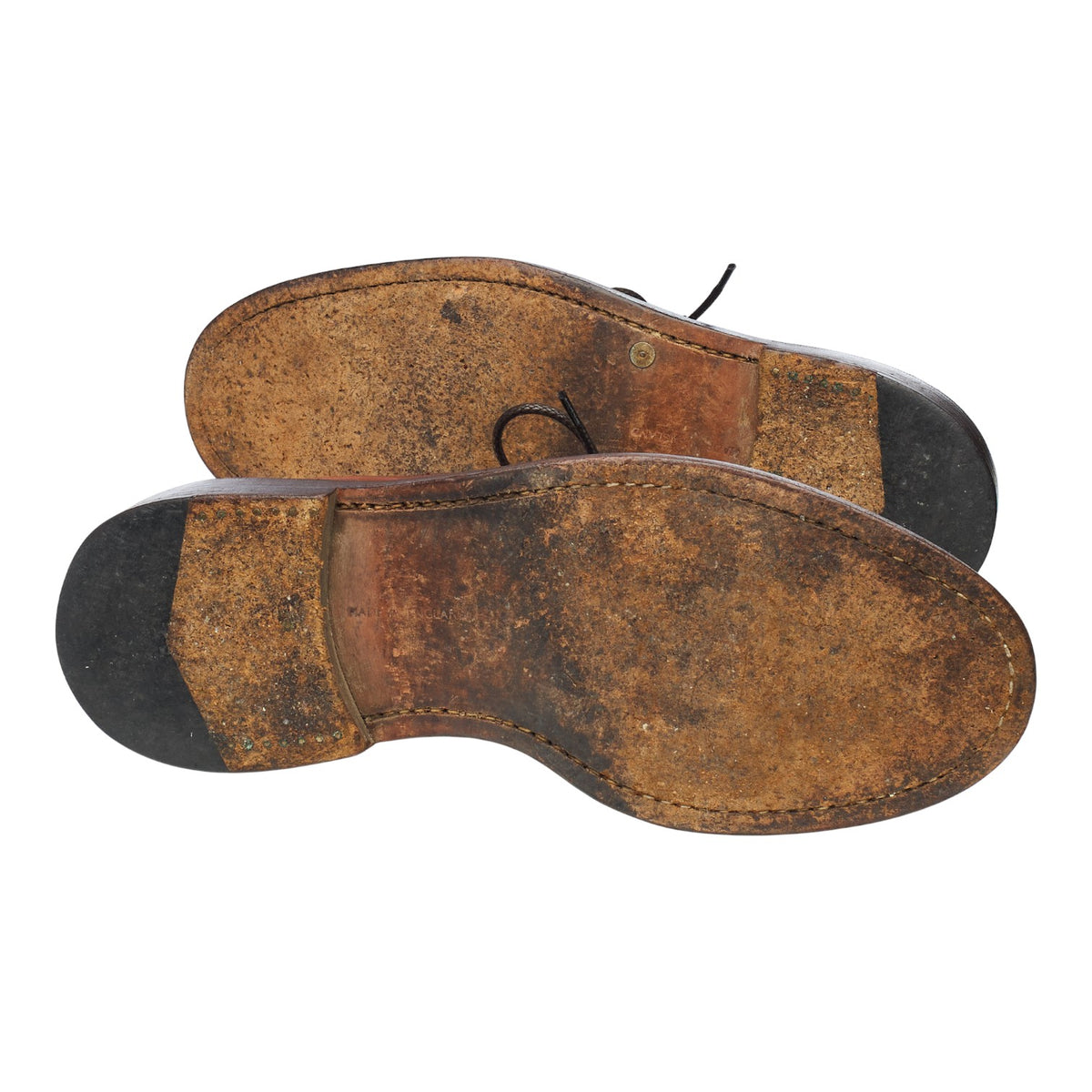 'Phillip' Brown Leather Derby Brogues UK 7