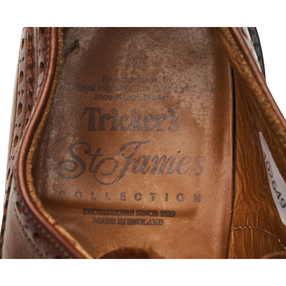 'Phillip' Brown Leather Derby Brogues UK 7