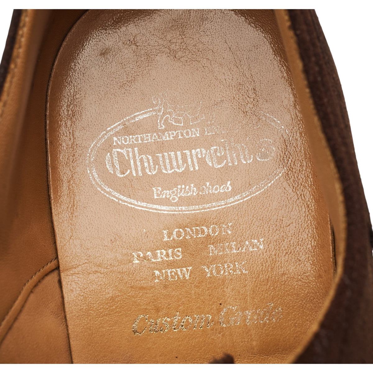 'Ipswich' Brown Suede Oxford Brogues UK 7 F