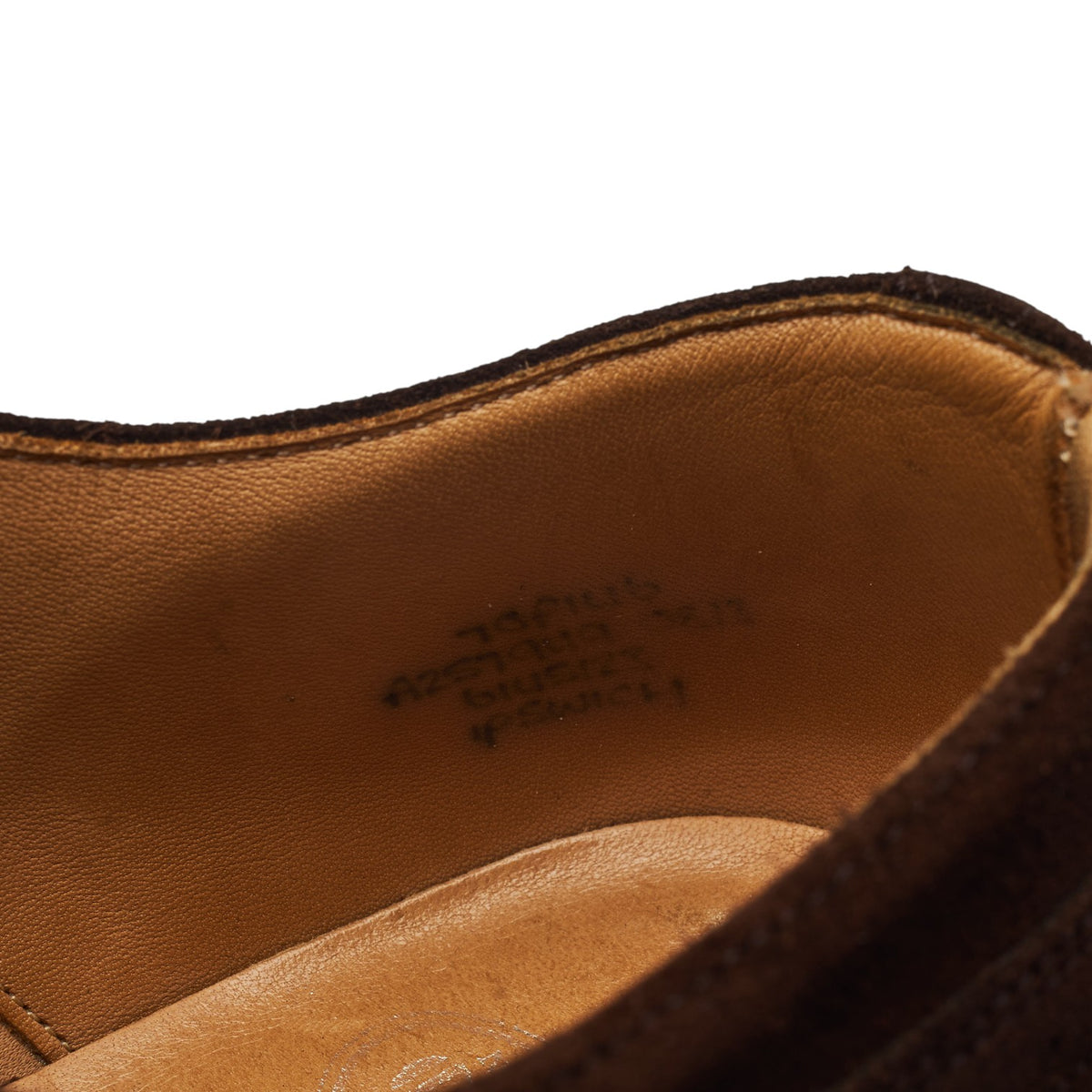 'Ipswich' Brown Suede Oxford Brogues UK 7 F