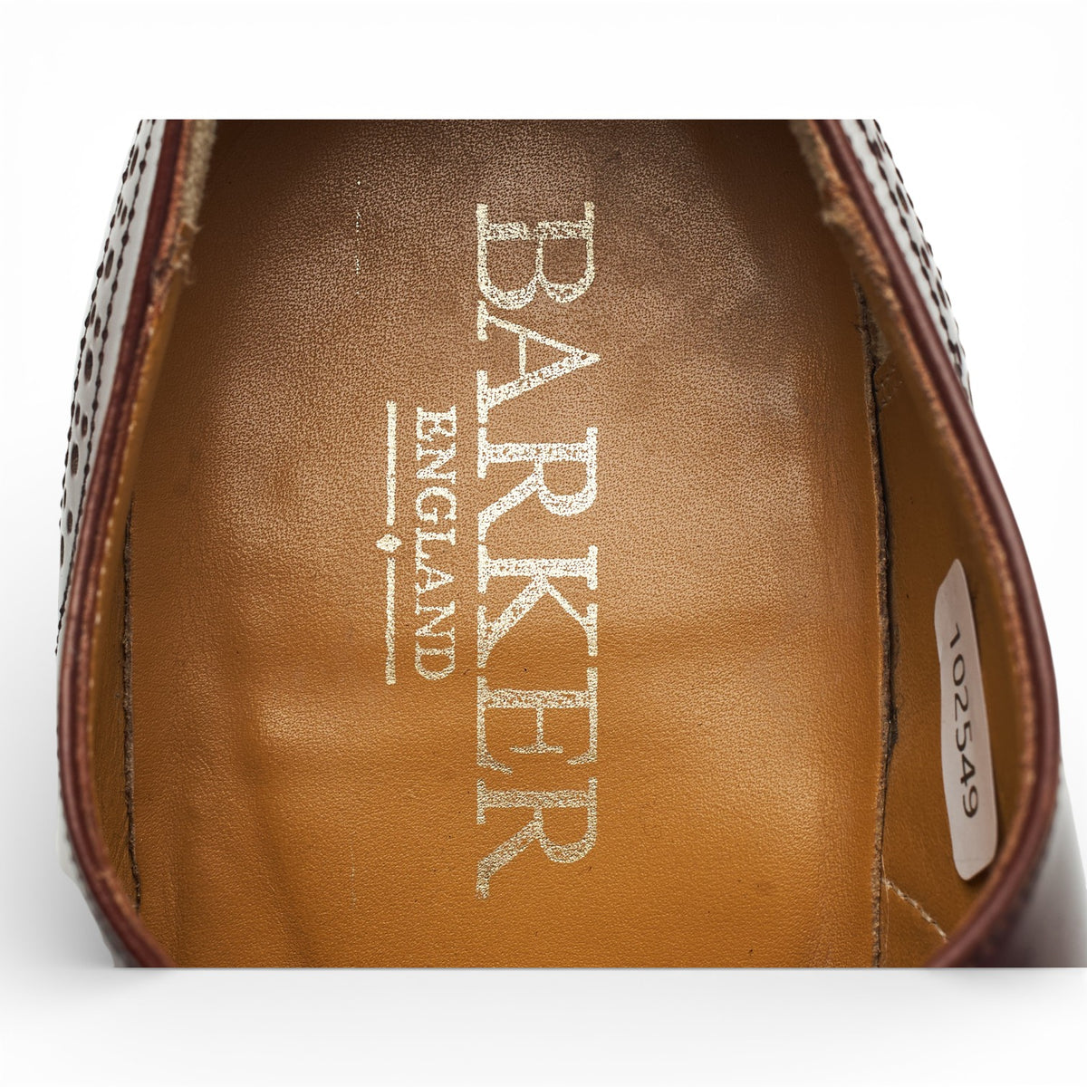 'Alfred' Brown Leather Oxford Brogues UK 6 G