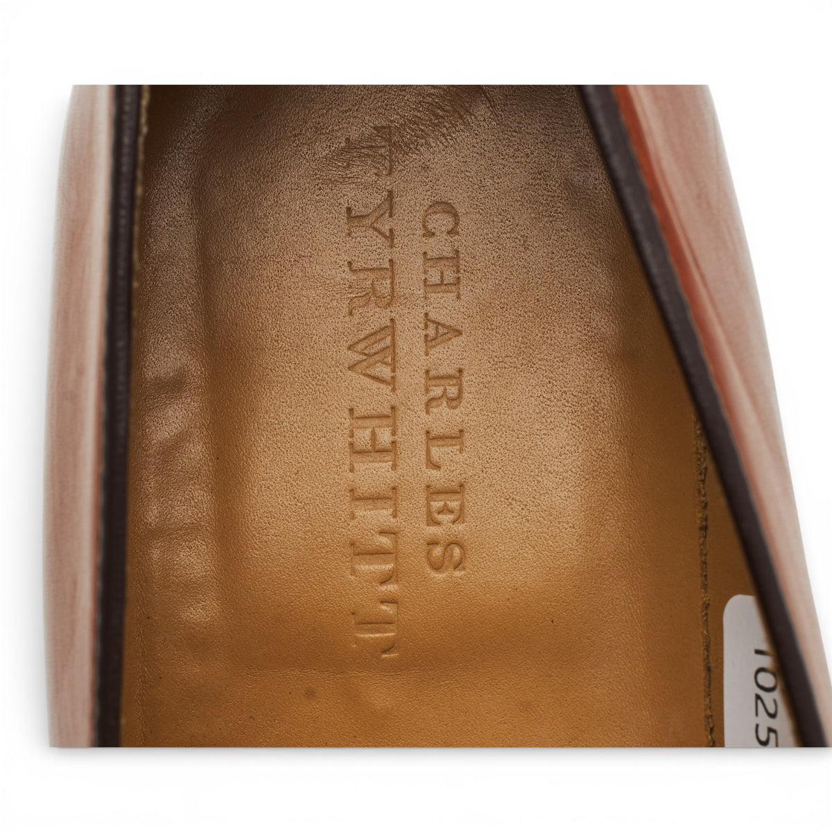 Tan Brown Leather Tassel Loafers UK 7