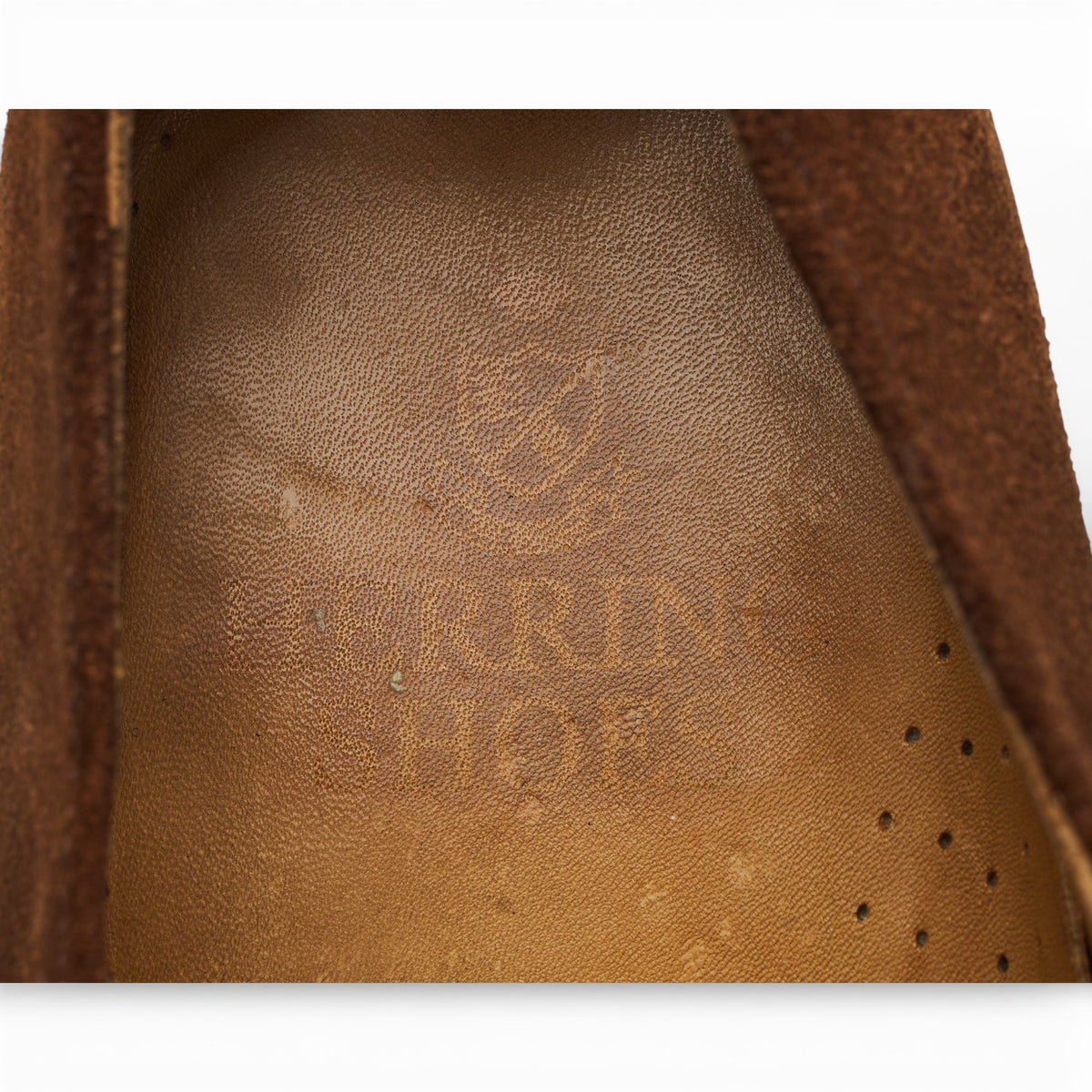 Brown Suede Monk Strap UK 6.5