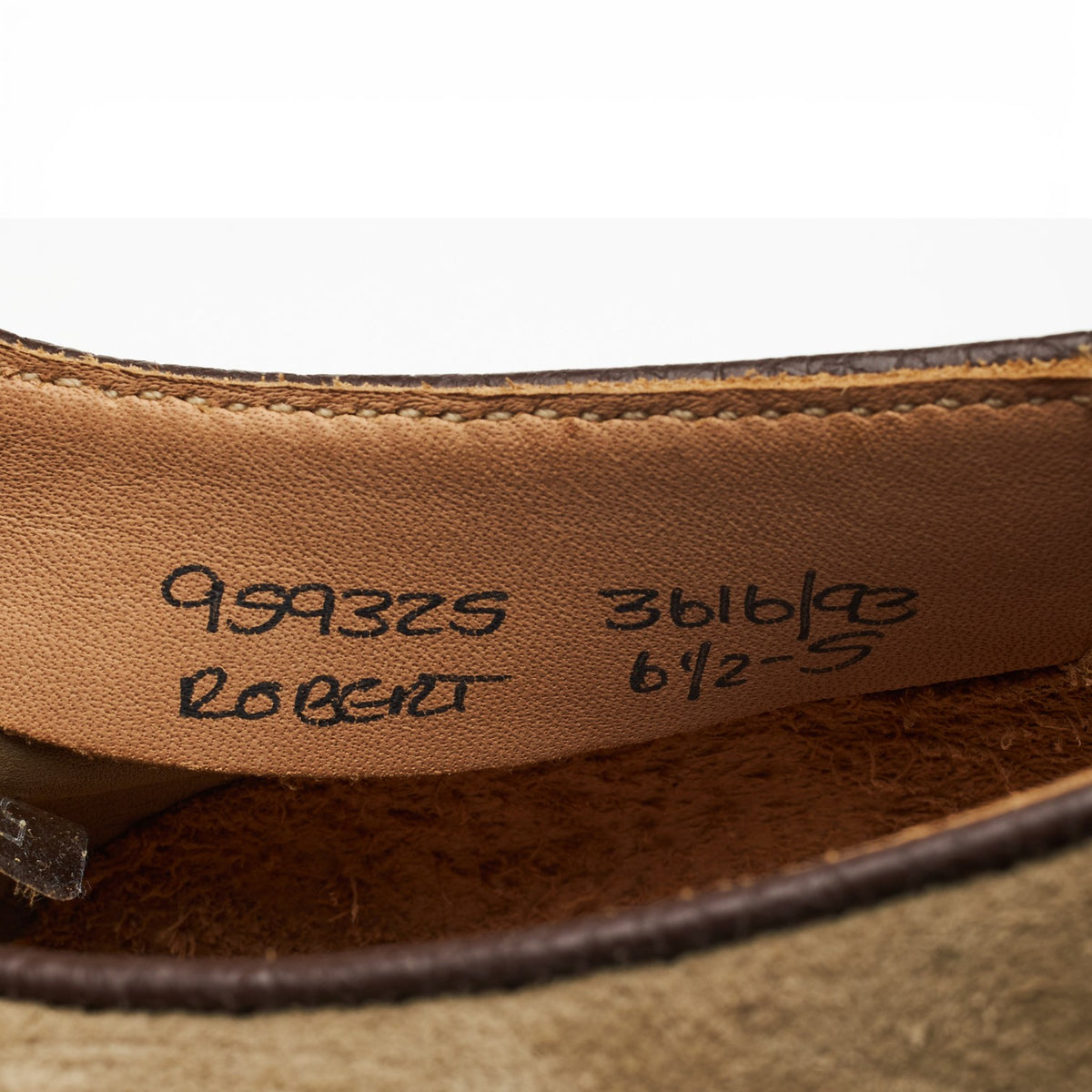 'Robert' Sand Suede Derby UK 6.5