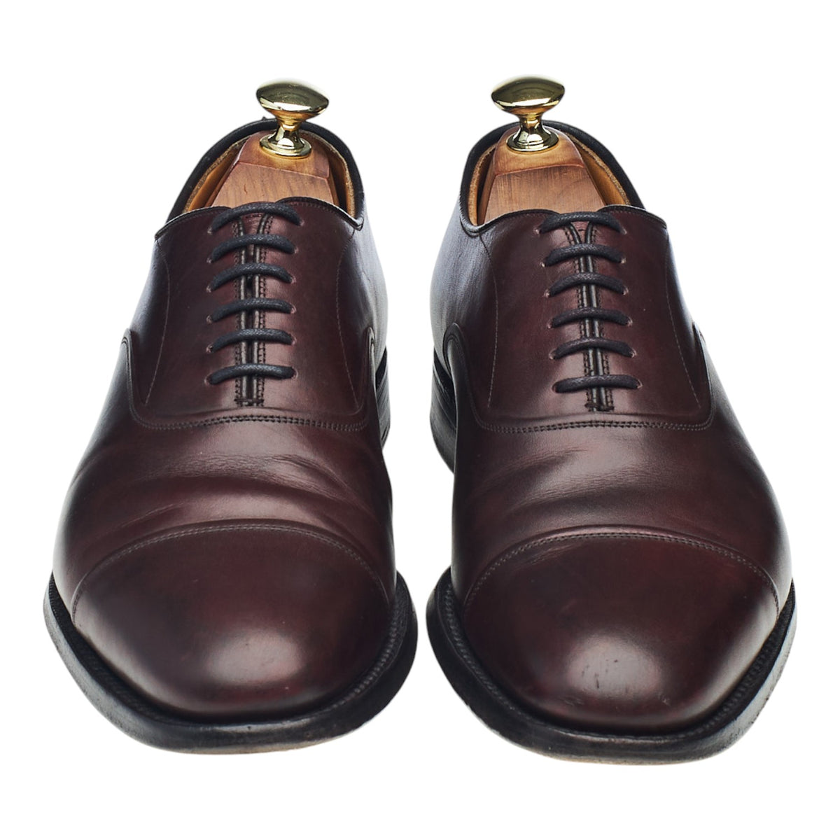 'Lanark' Burgundy Leather Oxford UK 7.5 F