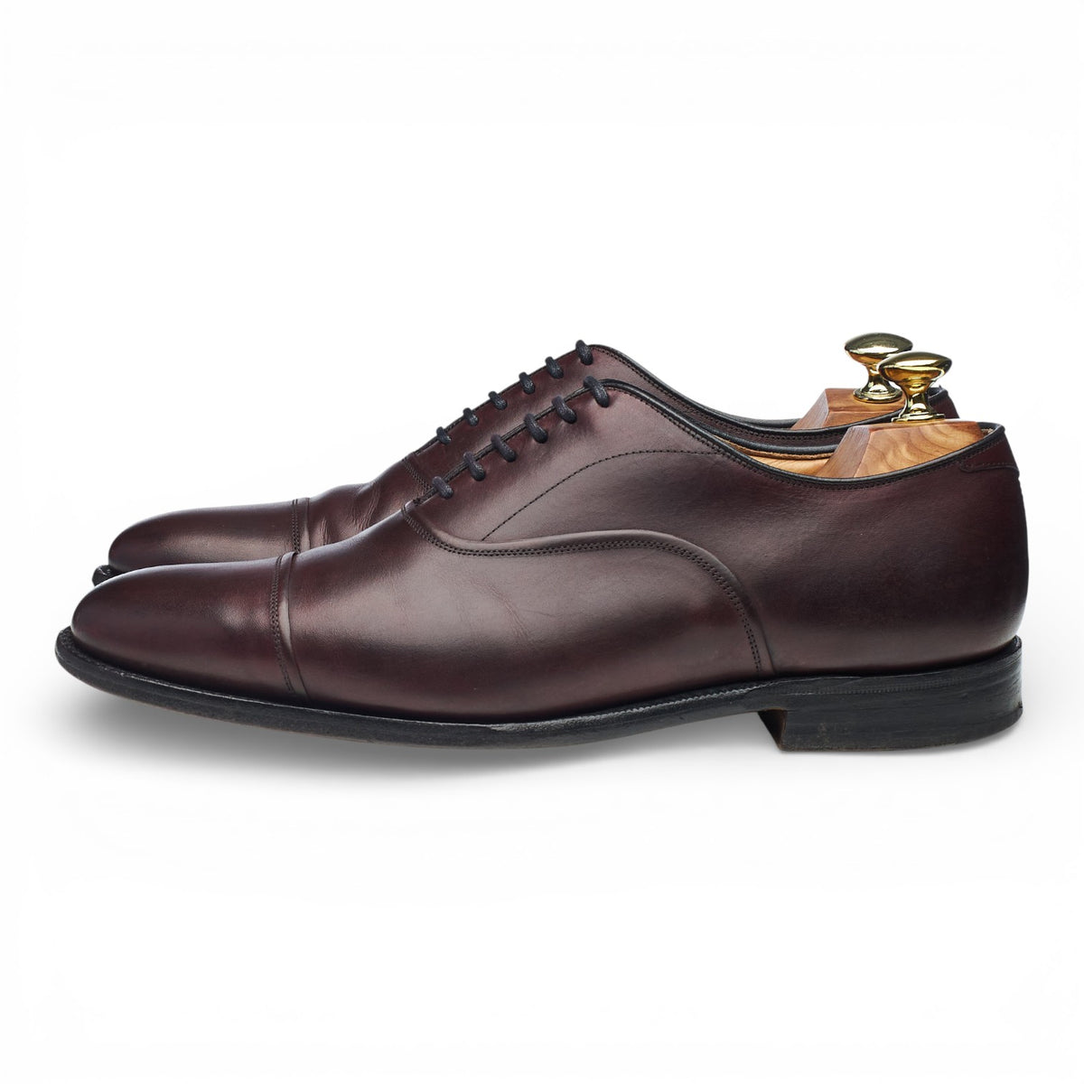 'Lanark' Burgundy Leather Oxford UK 7.5 F