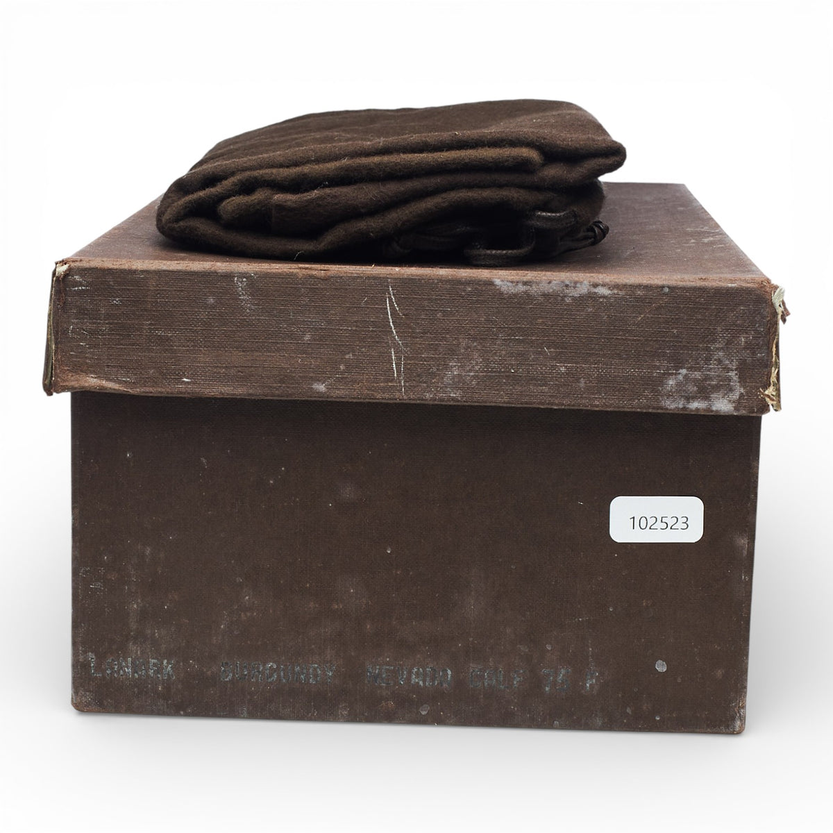 'Lanark' Burgundy Leather Oxford UK 7.5 F