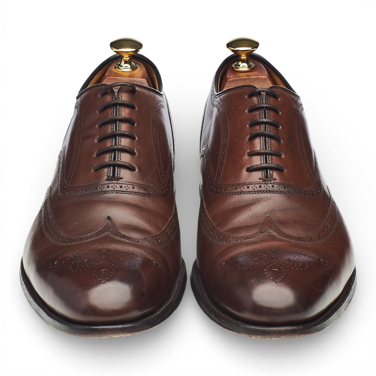 'Longleat' Brown Leather Oxford Brogues UK 9 G