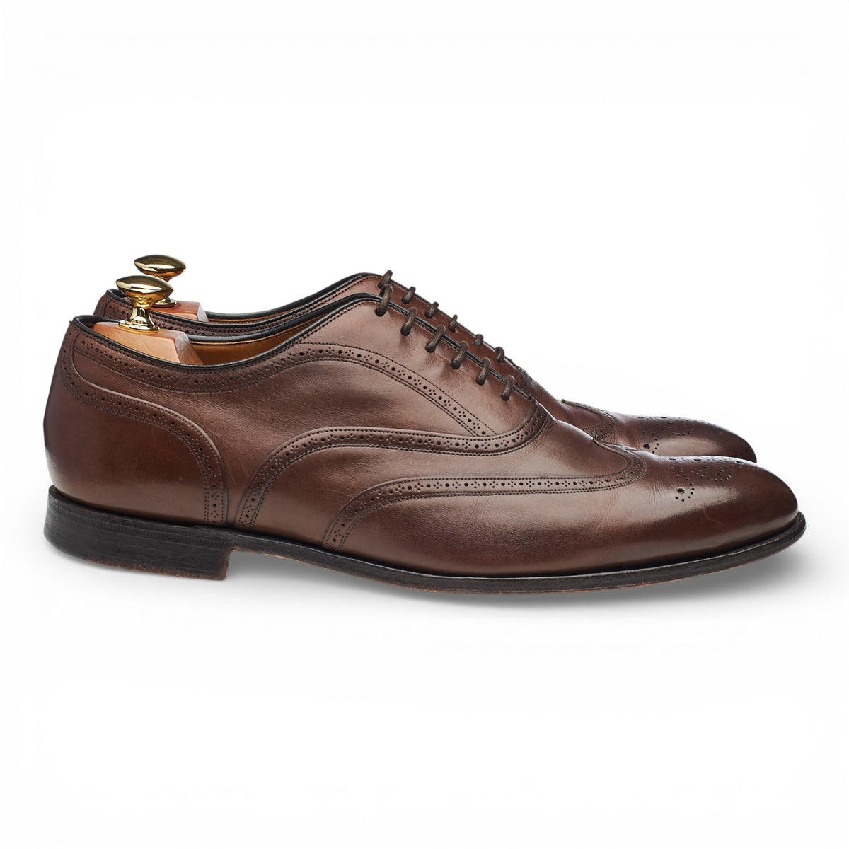 'Longleat' Brown Leather Oxford Brogues UK 9 G