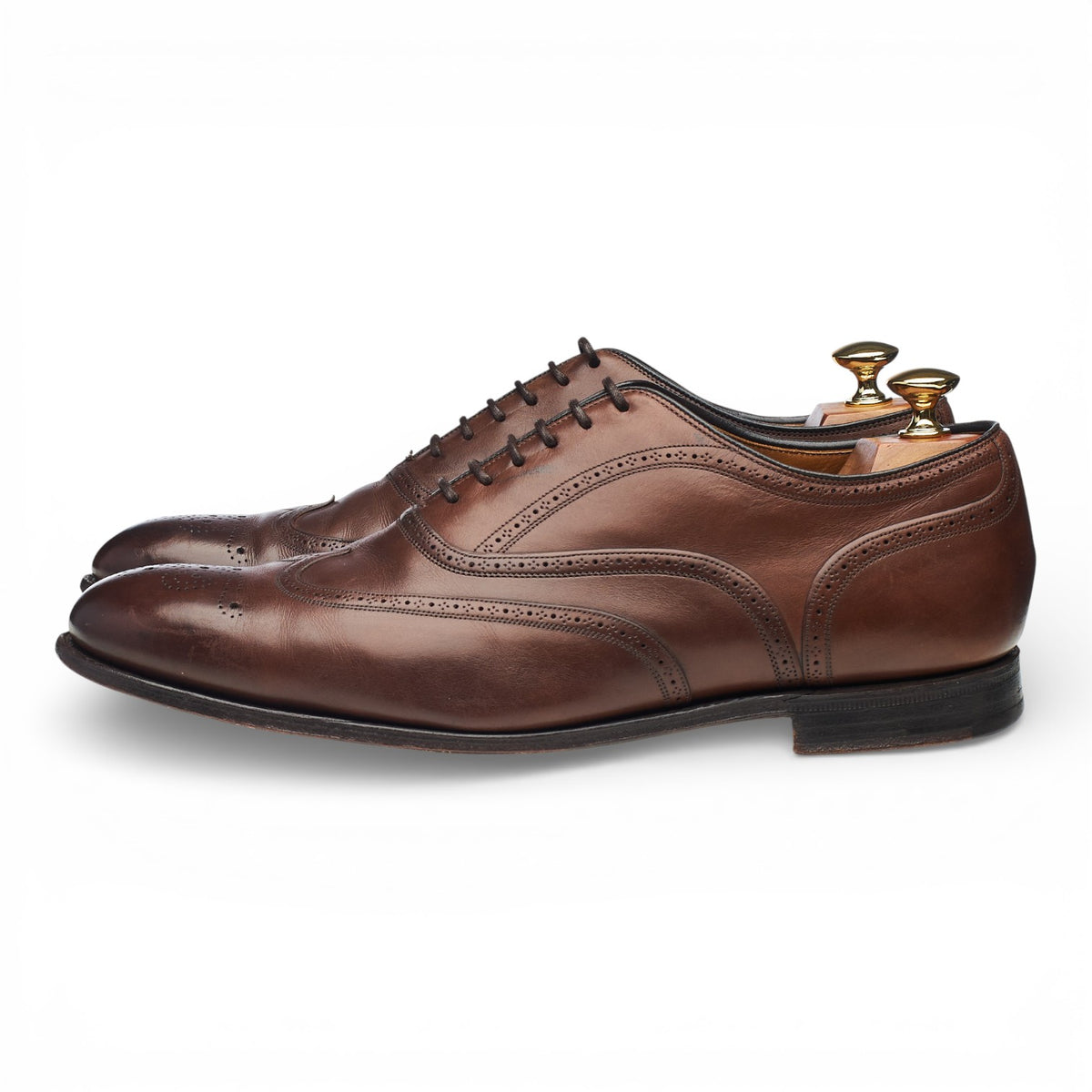 'Longleat' Brown Leather Oxford Brogues UK 9 G