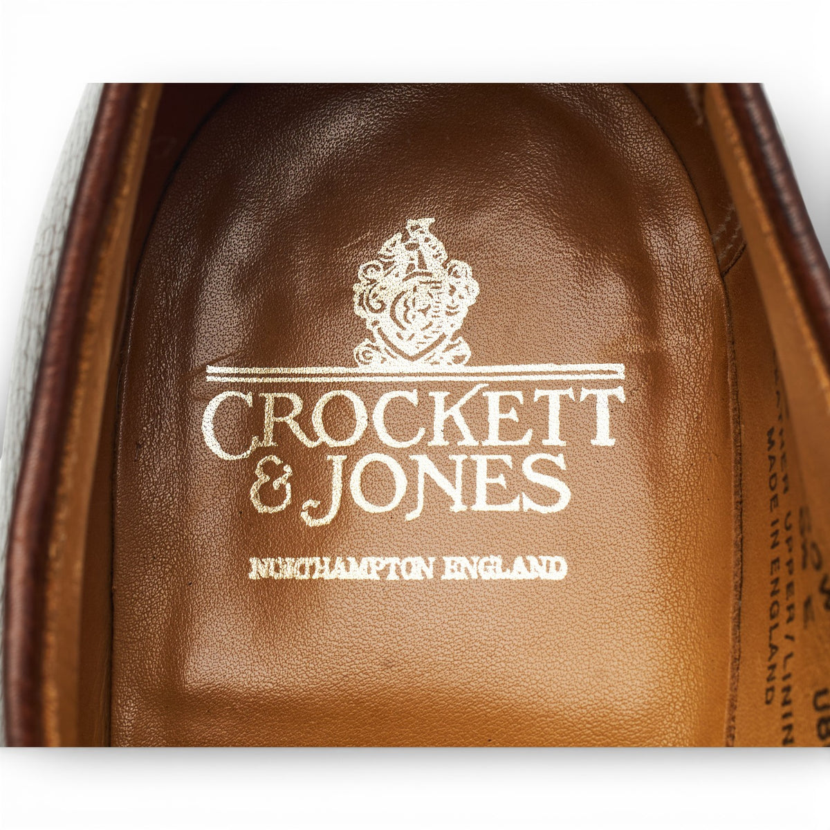 'Ashdown' Dark Brown Grain Leather Derby UK 8.5 E