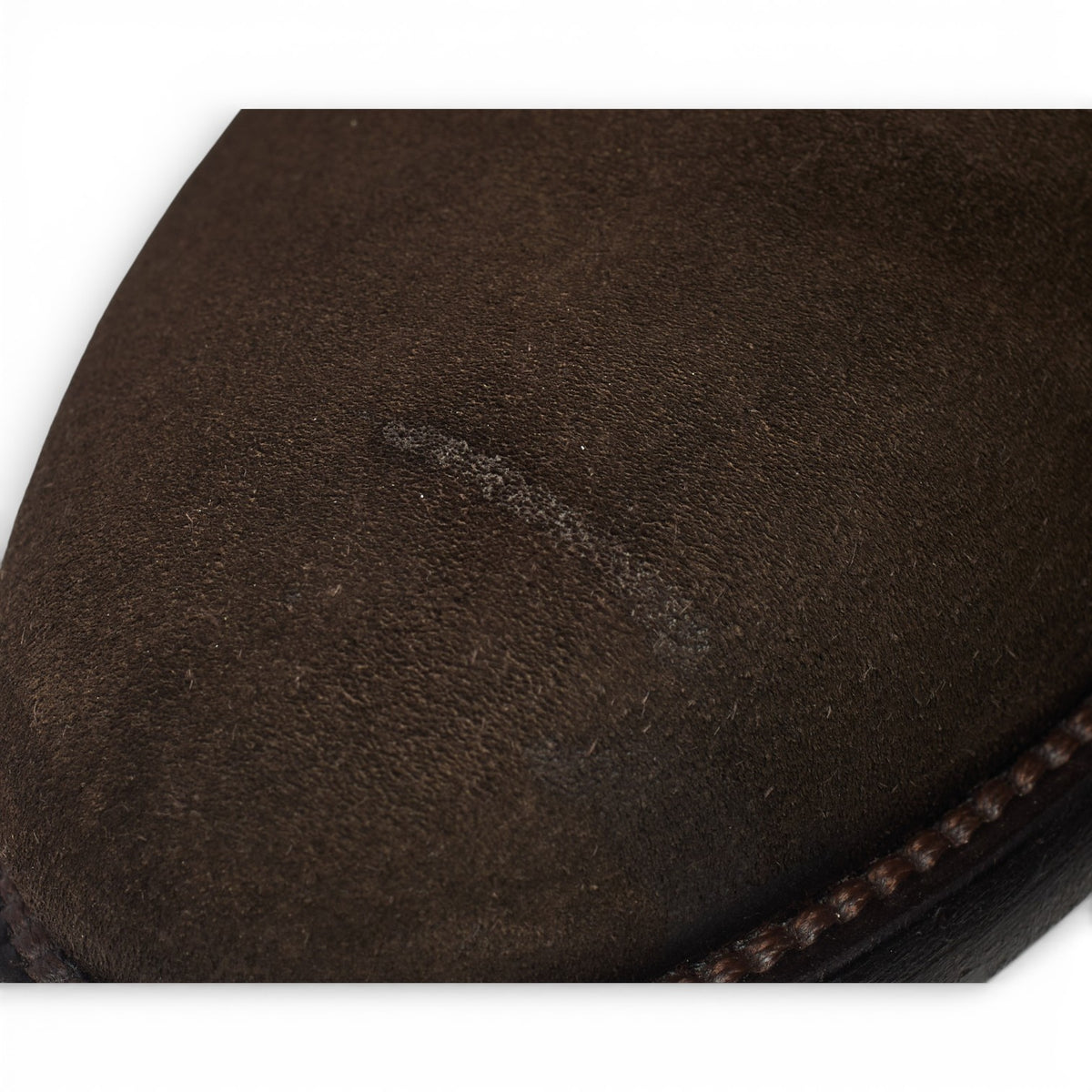 Dark Brown Suede Double Monk Strap UK 7