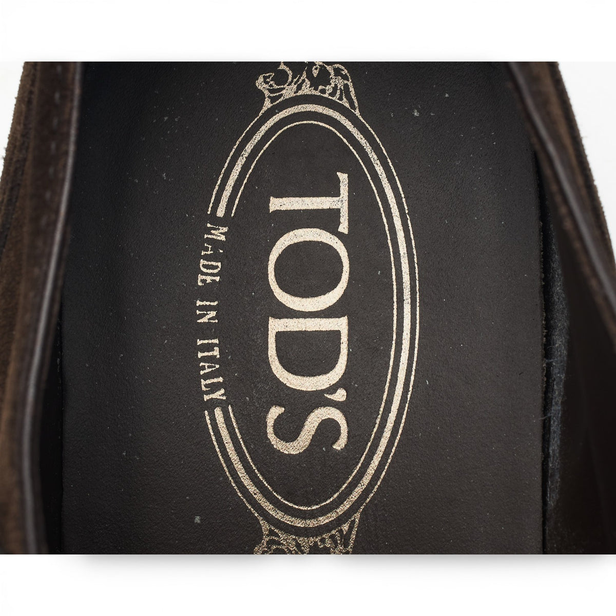 Dark Brown Suede Double Monk Strap UK 7