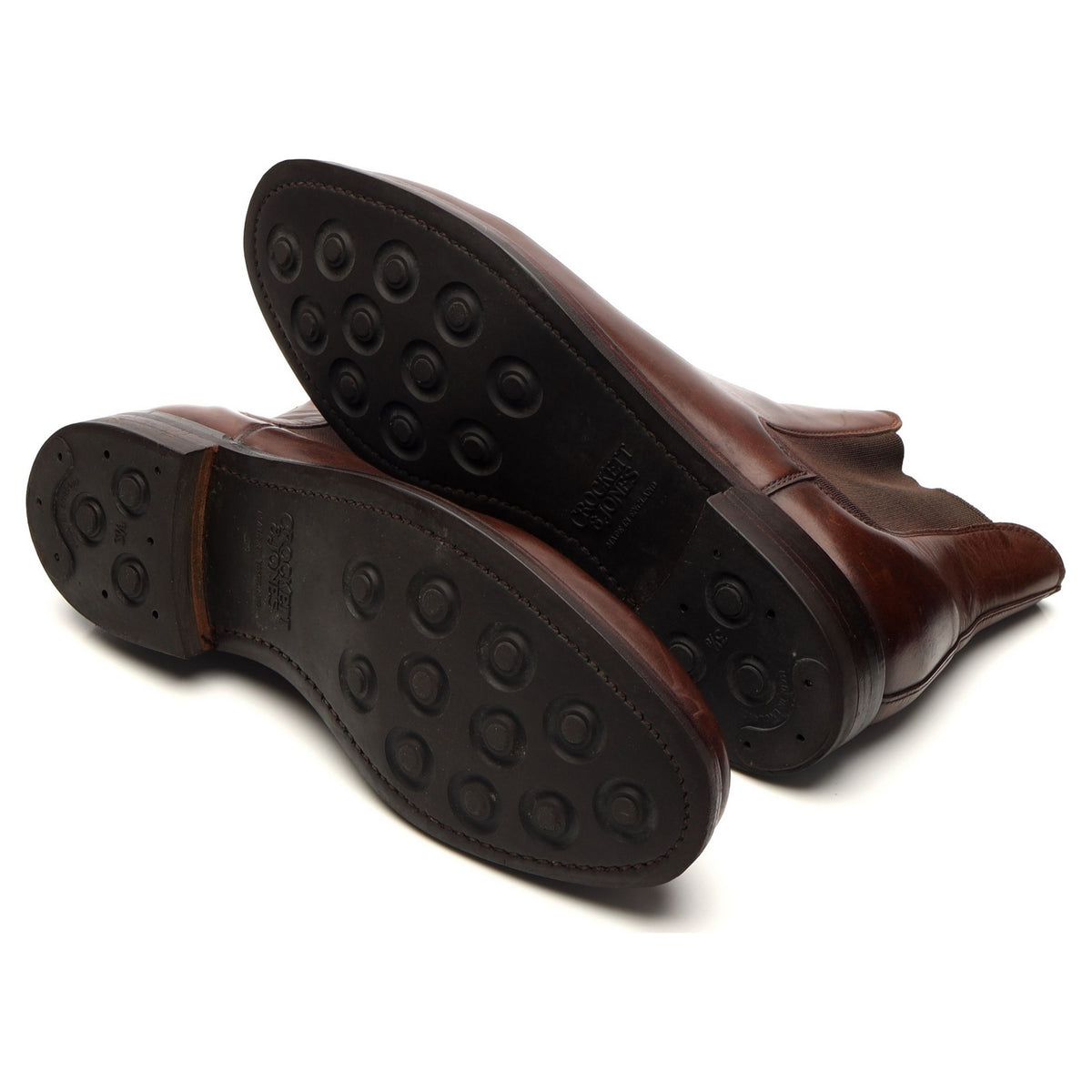 &#39;Chelsea&#39; Dark Brown Leather Chelsea Boots UK 8 E
