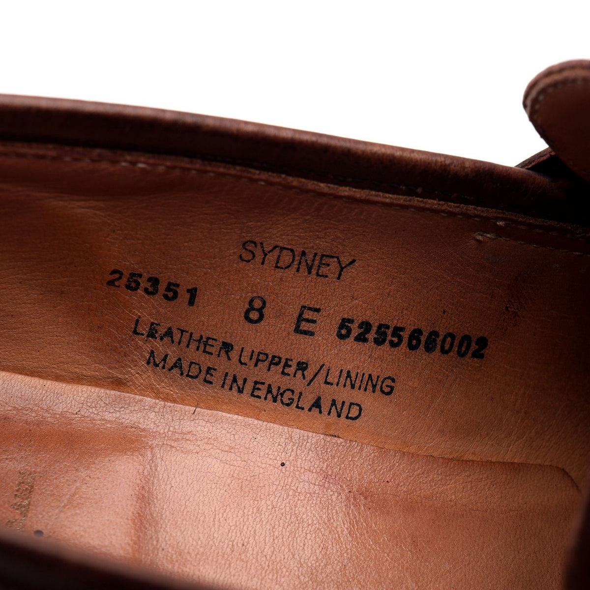 &#39;Sydney&#39; Brown Leather Loafers UK 8 E