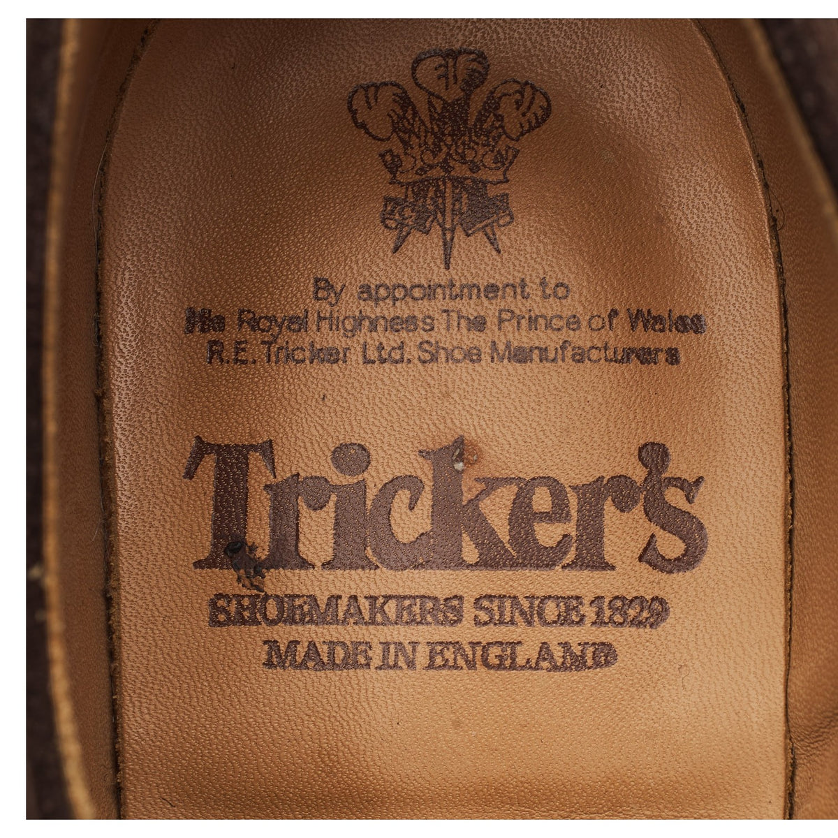 'Bourton' Dark Brown Suede Derby Brogues UK 7.5