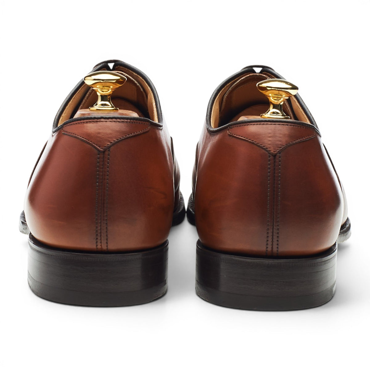 'Lapworth' Tan Brown Leather Oxford UK 12 F