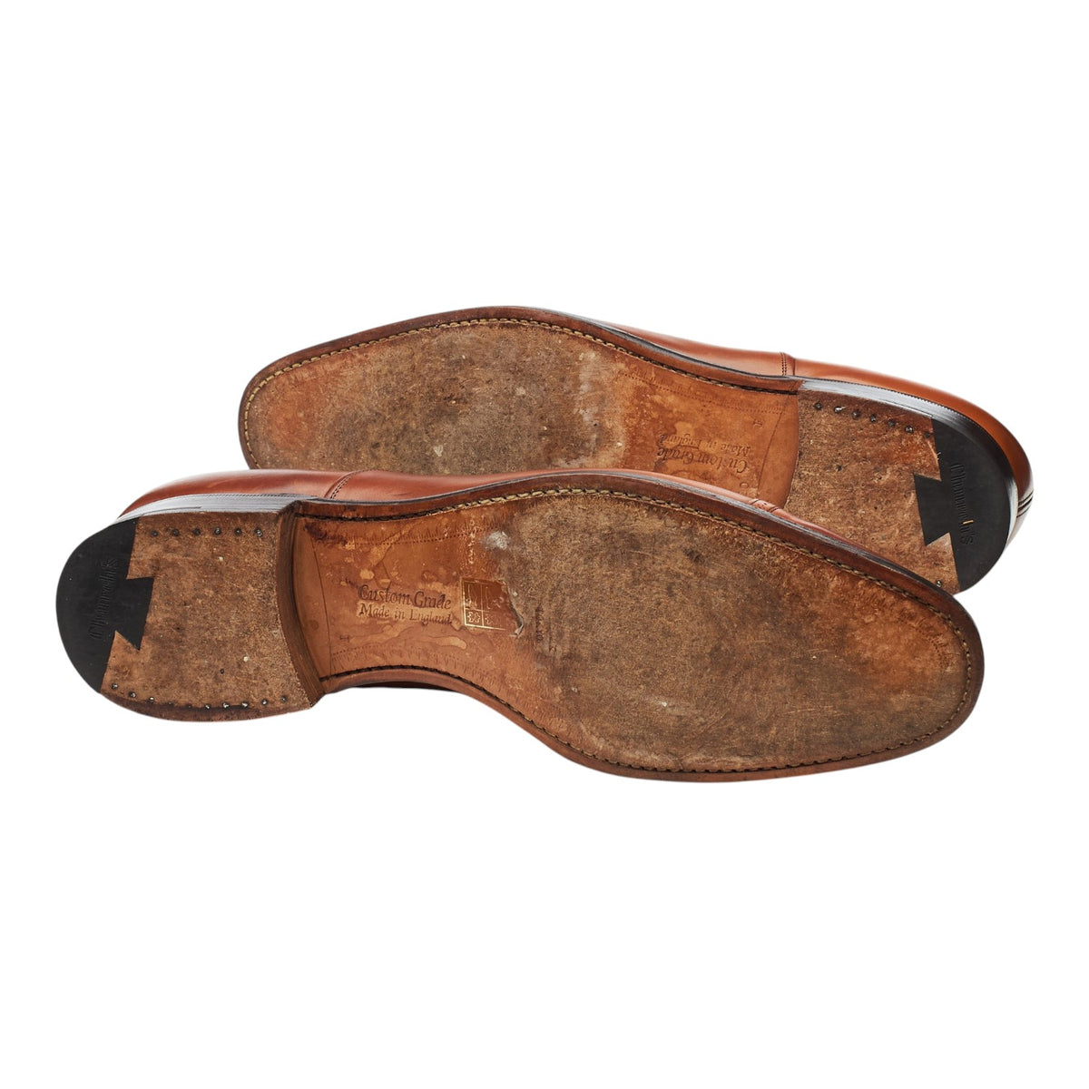 'Lapworth' Tan Brown Leather Oxford UK 12 F