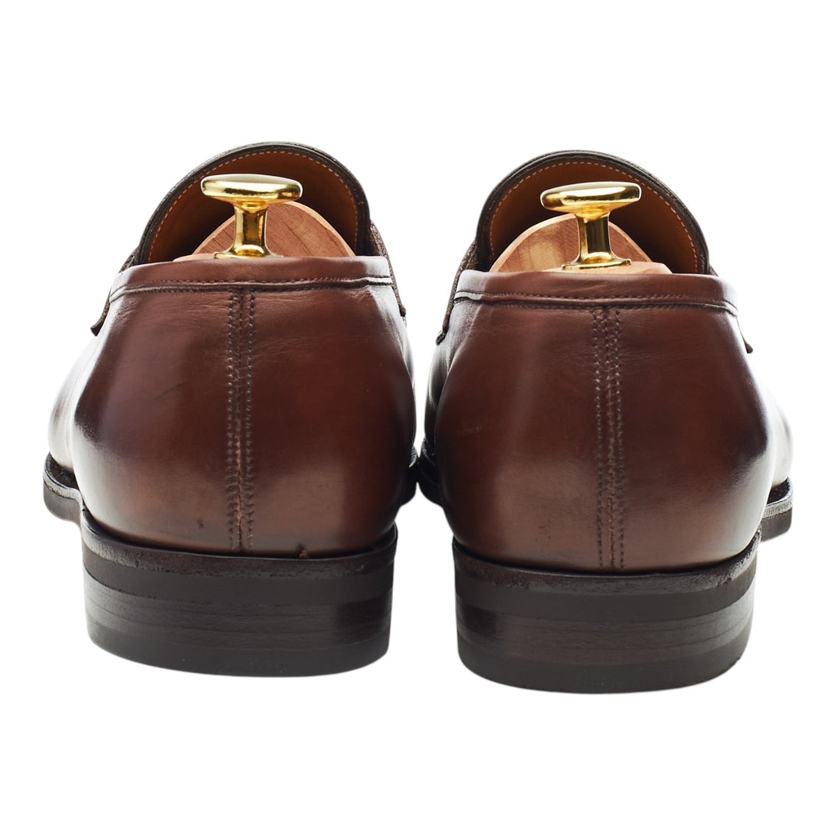 'Piccadilly' Dark Brown Leather Loafers UK 8.5 E