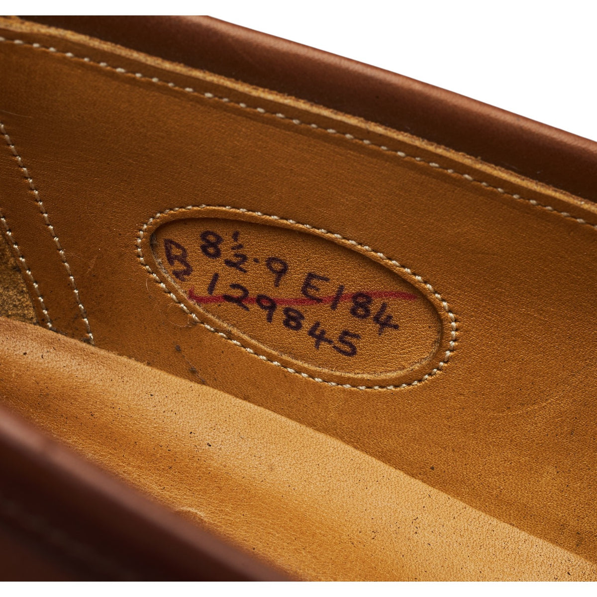 'Piccadilly' Dark Brown Leather Loafers UK 8.5 E