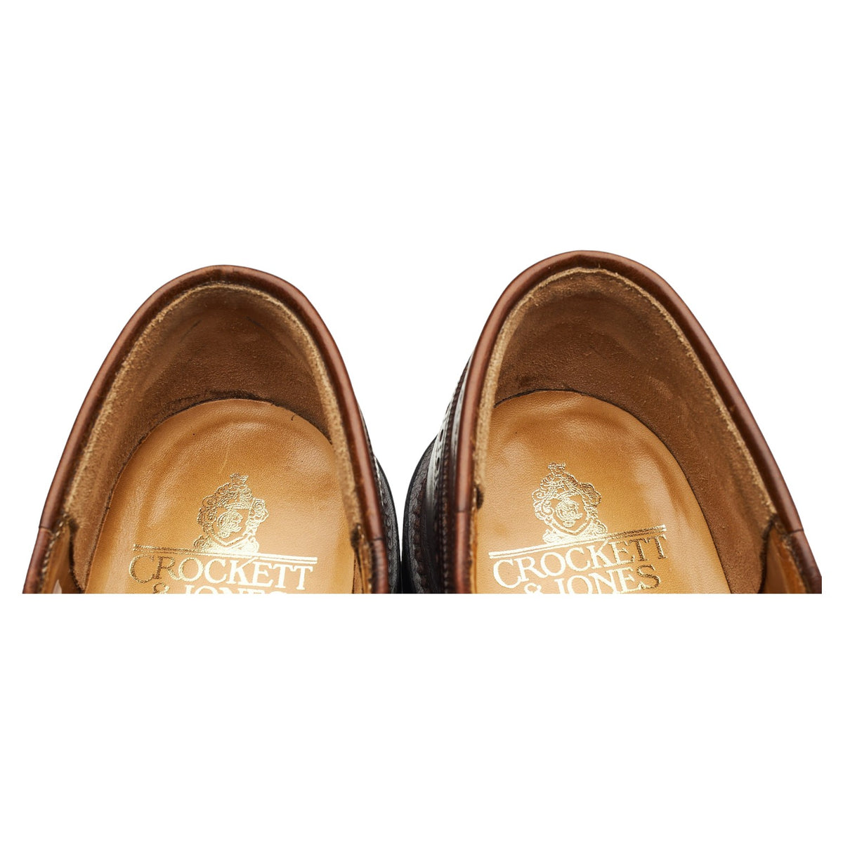 'Pembroke' Dark Brown Cordovan Leather Derby Brogues UK 8.5 E