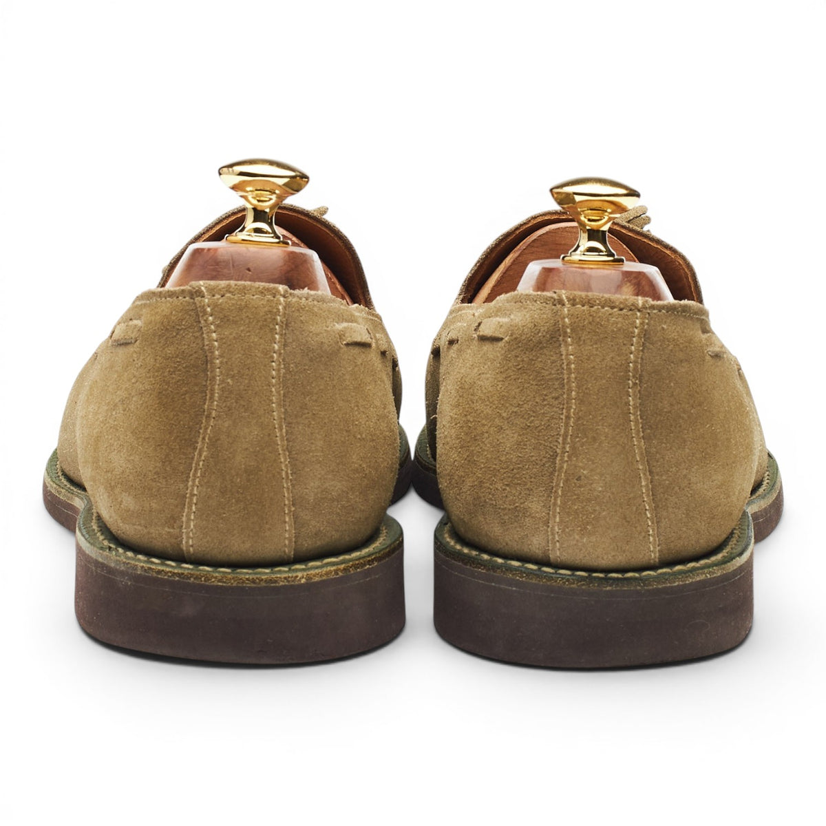 Mark McNairy Sand Suede Tassel Loafers UK 9