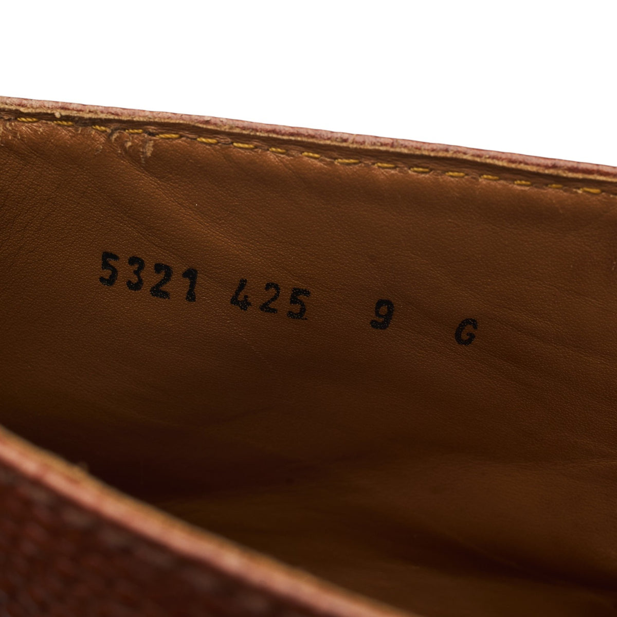 'Grover' Brown Grain Leather Split Toe Boots UK 9 G