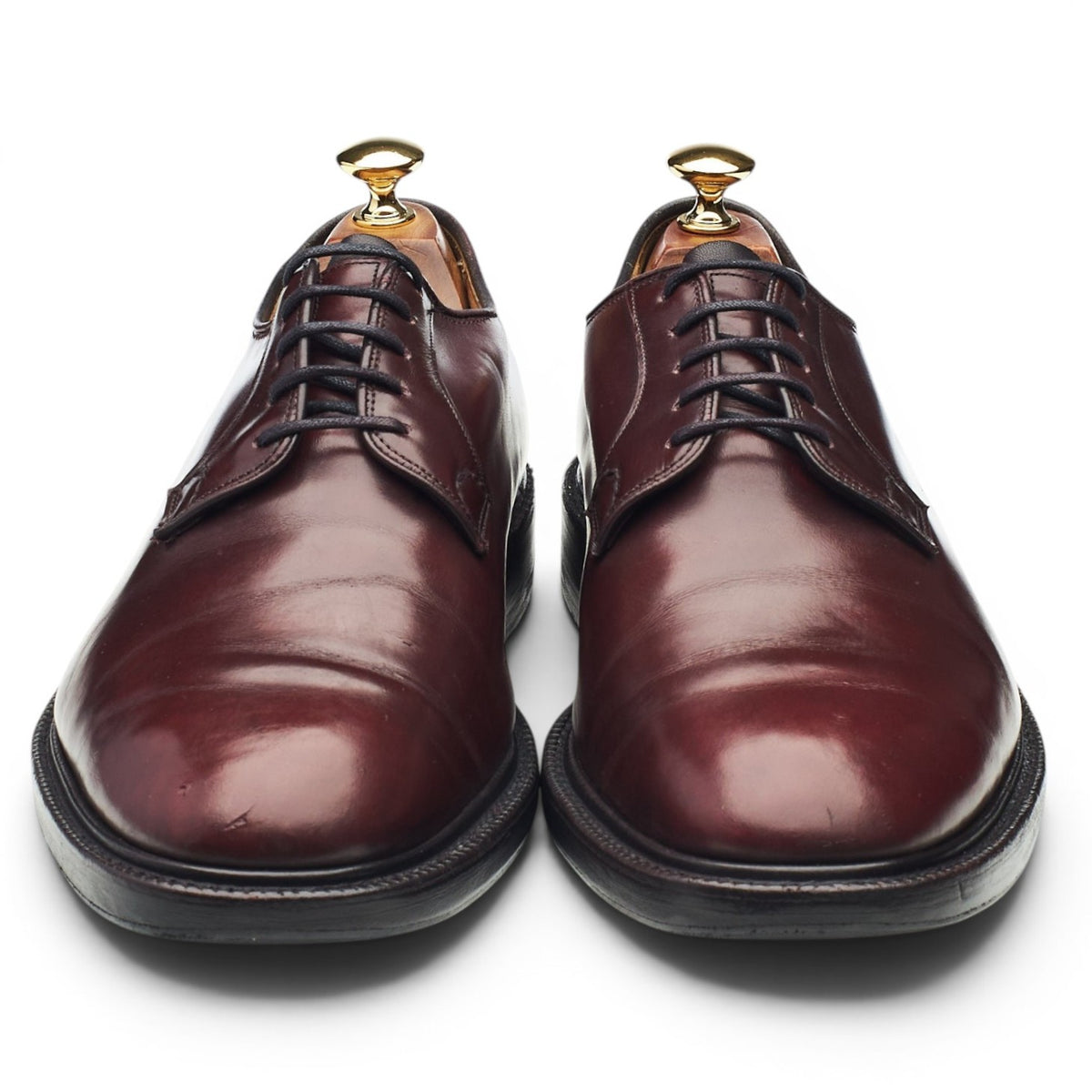 'Stratton' Burgundy Leather Derby UK 9.5 F