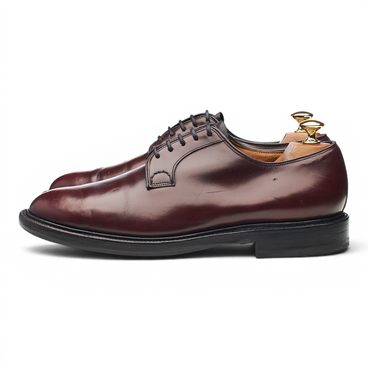 'Stratton' Burgundy Leather Derby UK 9.5 F