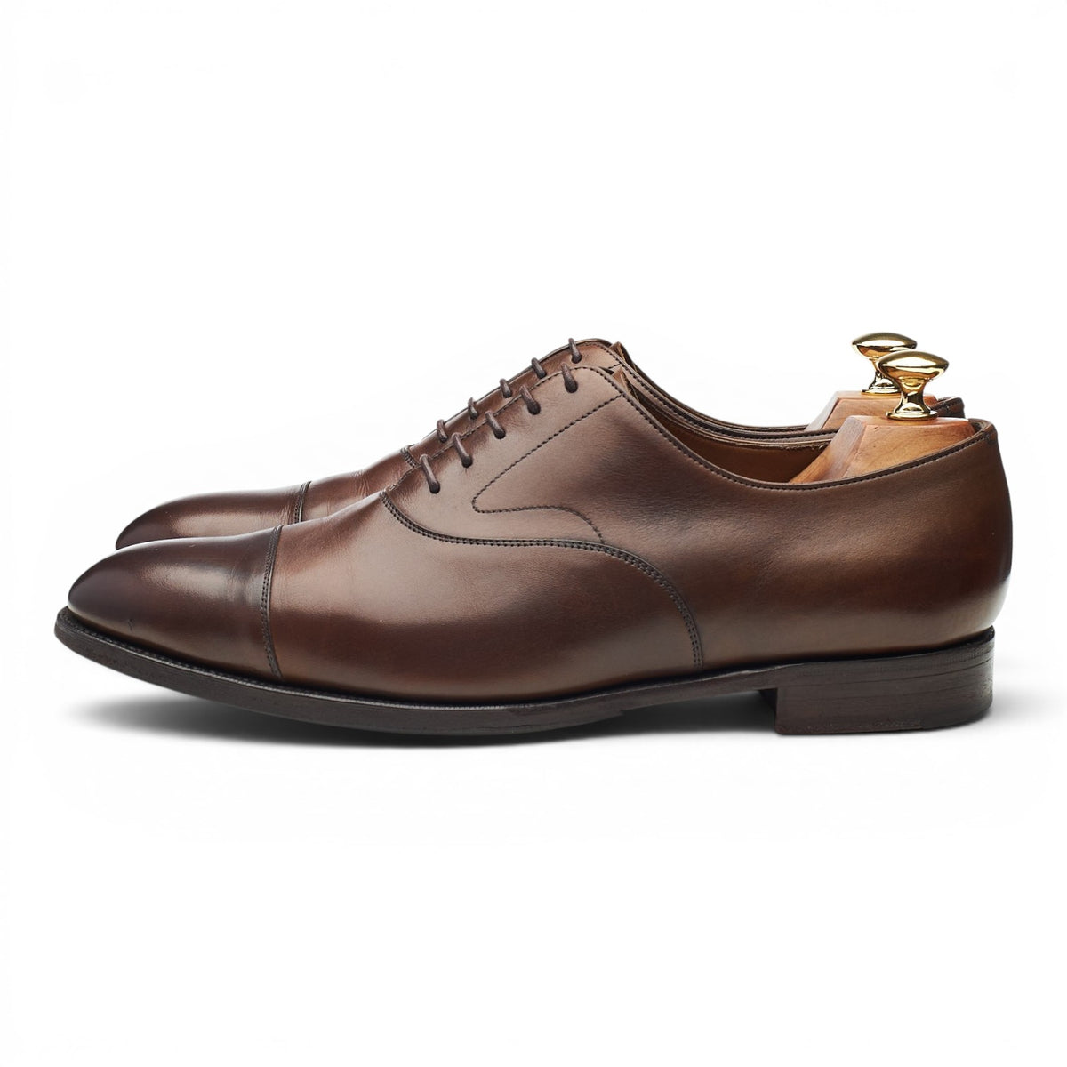 'Chelsea' Dark Brown Leather Oxford UK 9 E