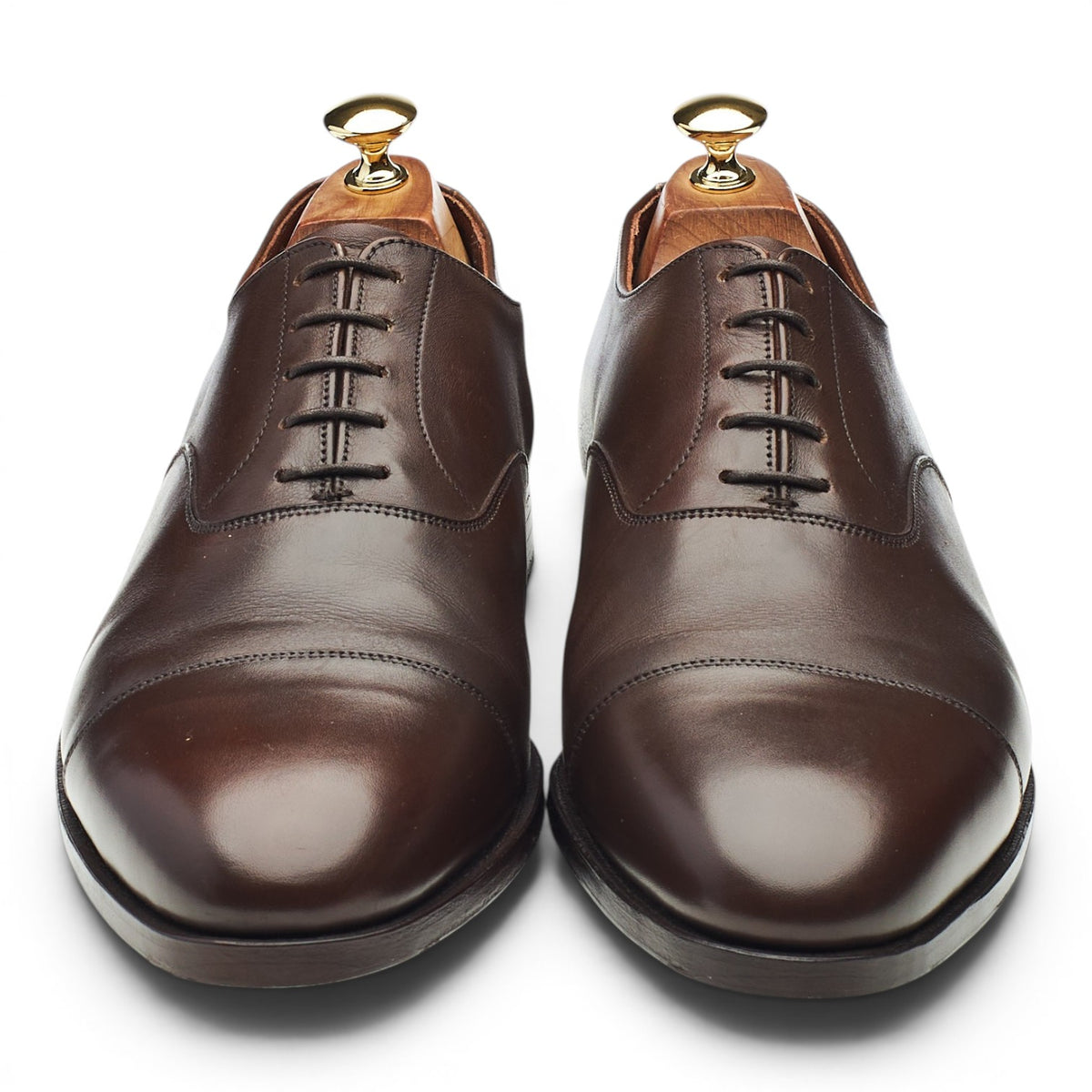 'Harry' Dark Brown Leather Oxford UK 10 E
