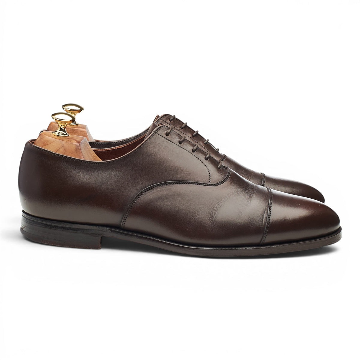 'Harry' Dark Brown Leather Oxford UK 10 E