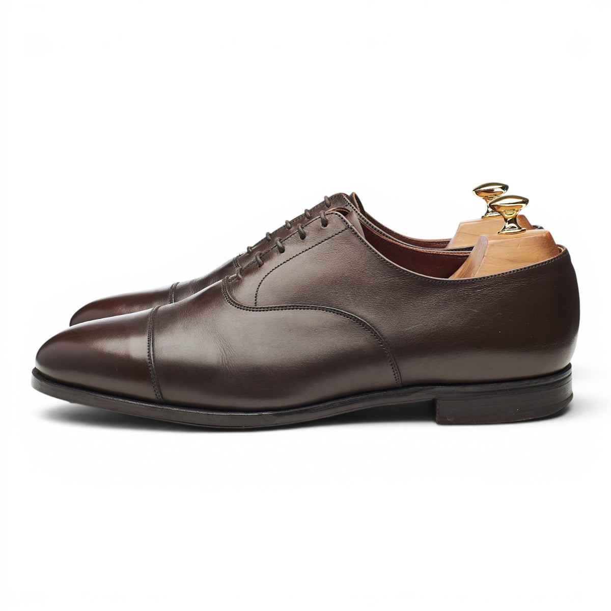 'Harry' Dark Brown Leather Oxford UK 10 E