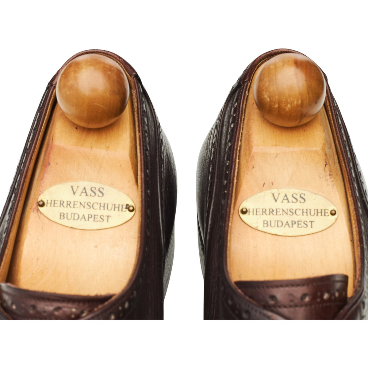 'Budapest' Dark Brown Leather Oxford Brogues UK 8.5 EU 42.5