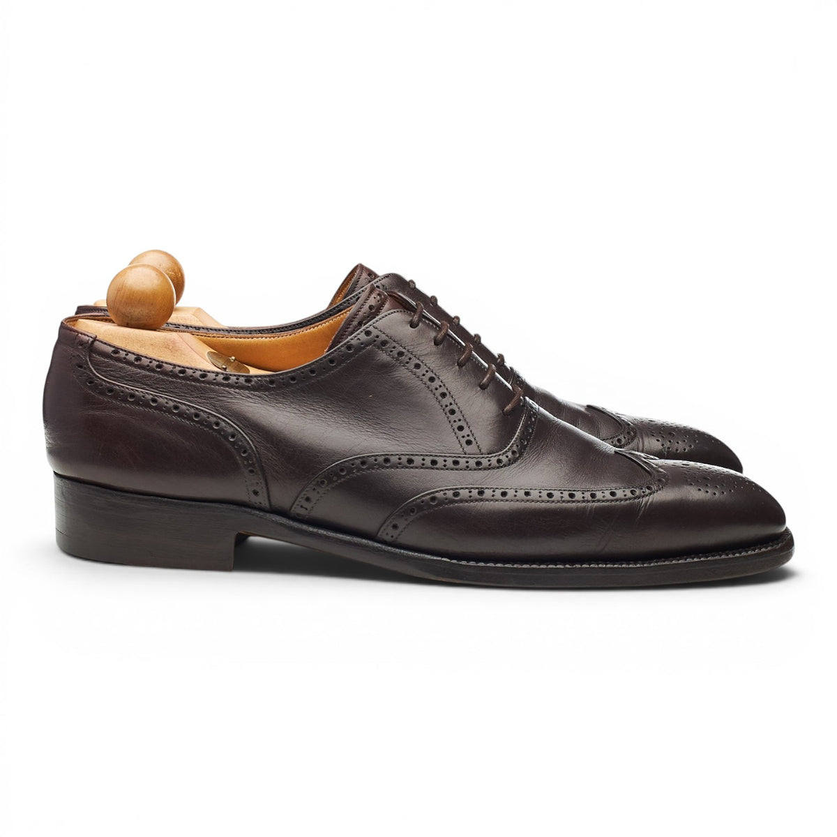 'Budapest' Dark Brown Leather Oxford Brogues UK 8.5 EU 42.5