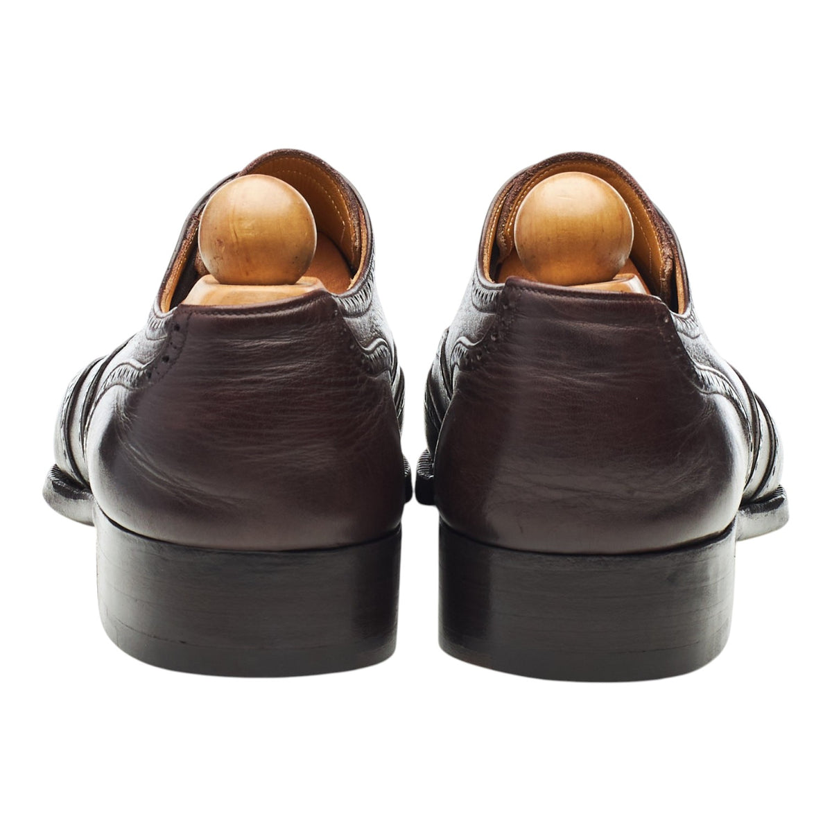 'Budapest' Dark Brown Leather Oxford Brogues UK 8.5 EU 42.5