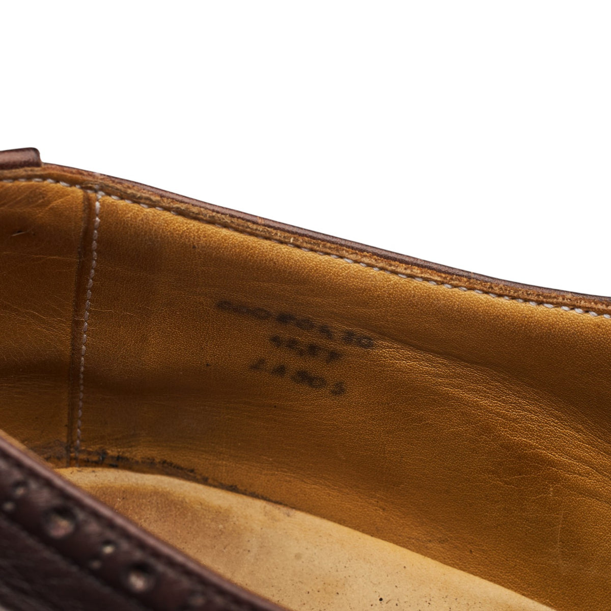 'Budapest' Dark Brown Leather Oxford Brogues UK 8.5 EU 42.5