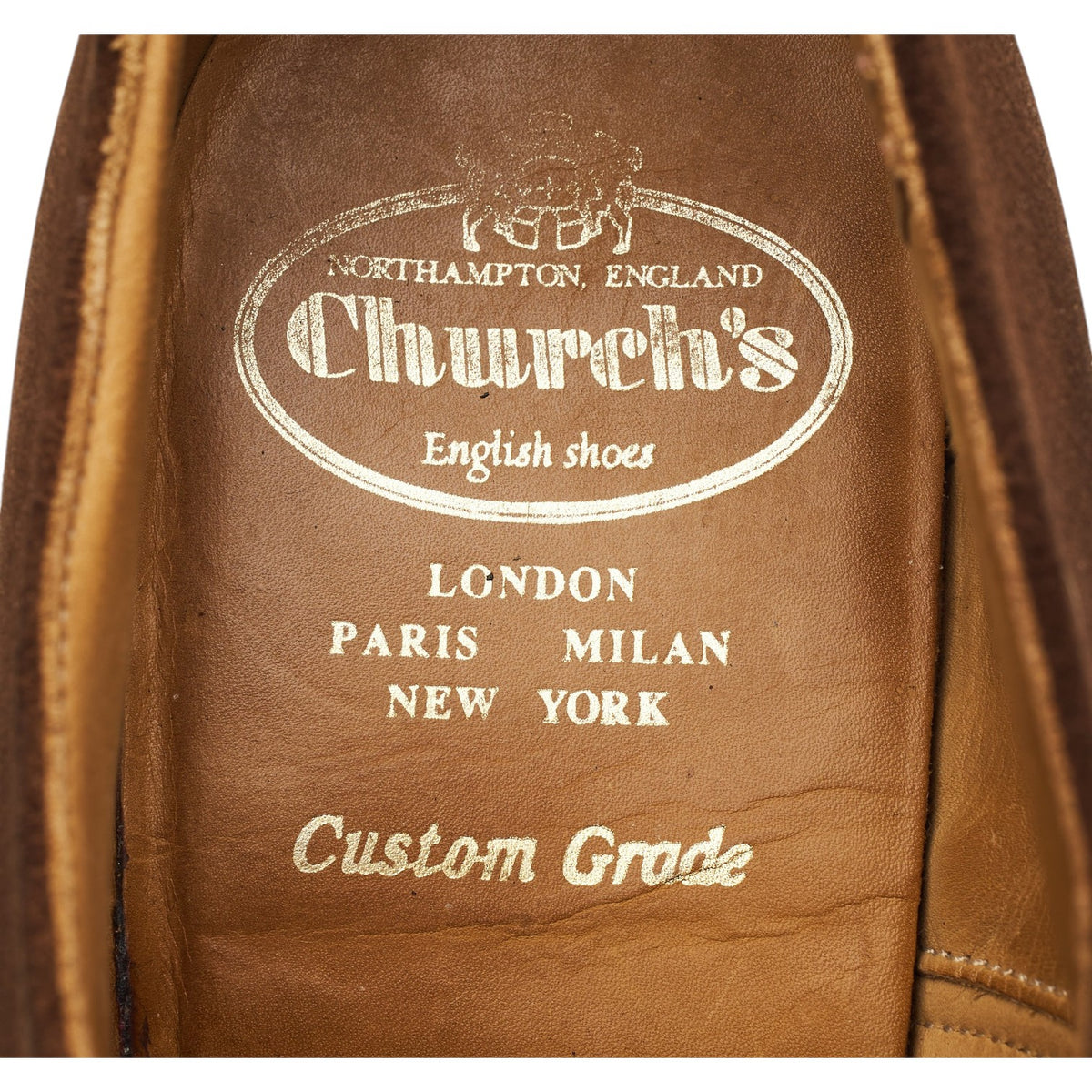'Consul' Brown Suede Oxford UK 7.5 G