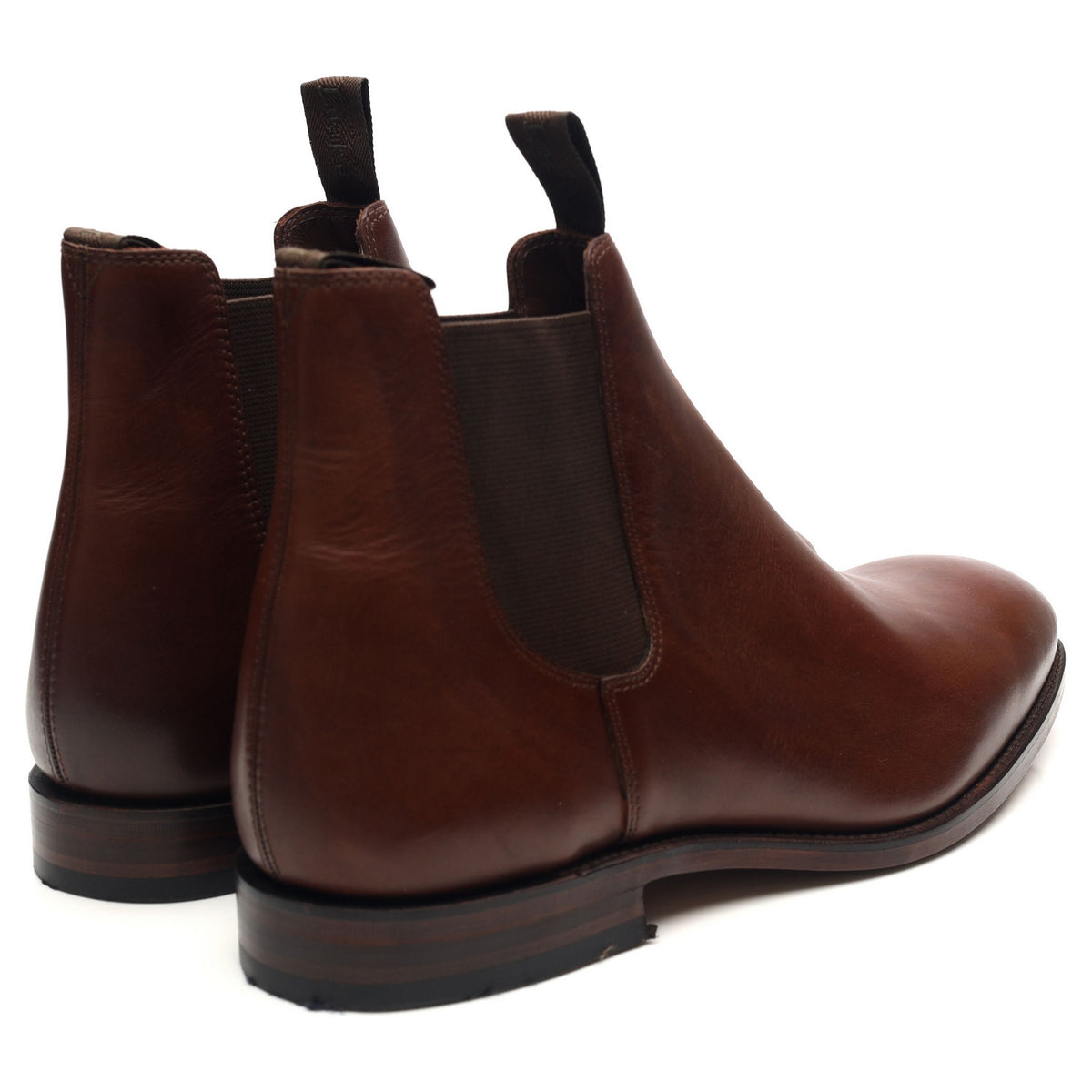 1880 &#39;Apsley&#39; Brown Leather Chelsea Boots UK 12 G