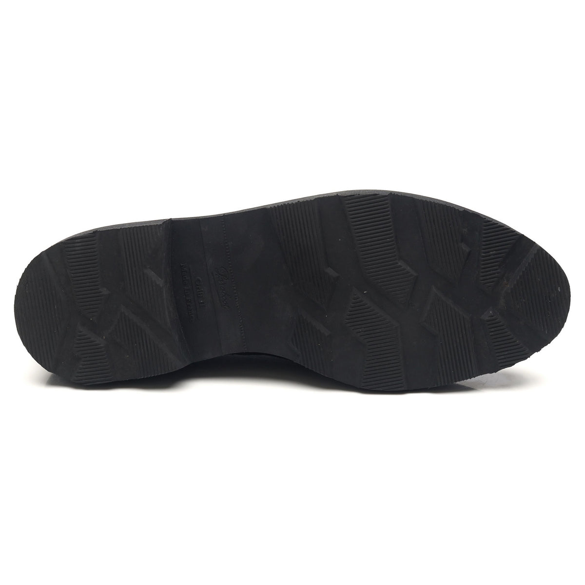&#39;Avignon&#39; Black Suede Split Toe Derby UK 8