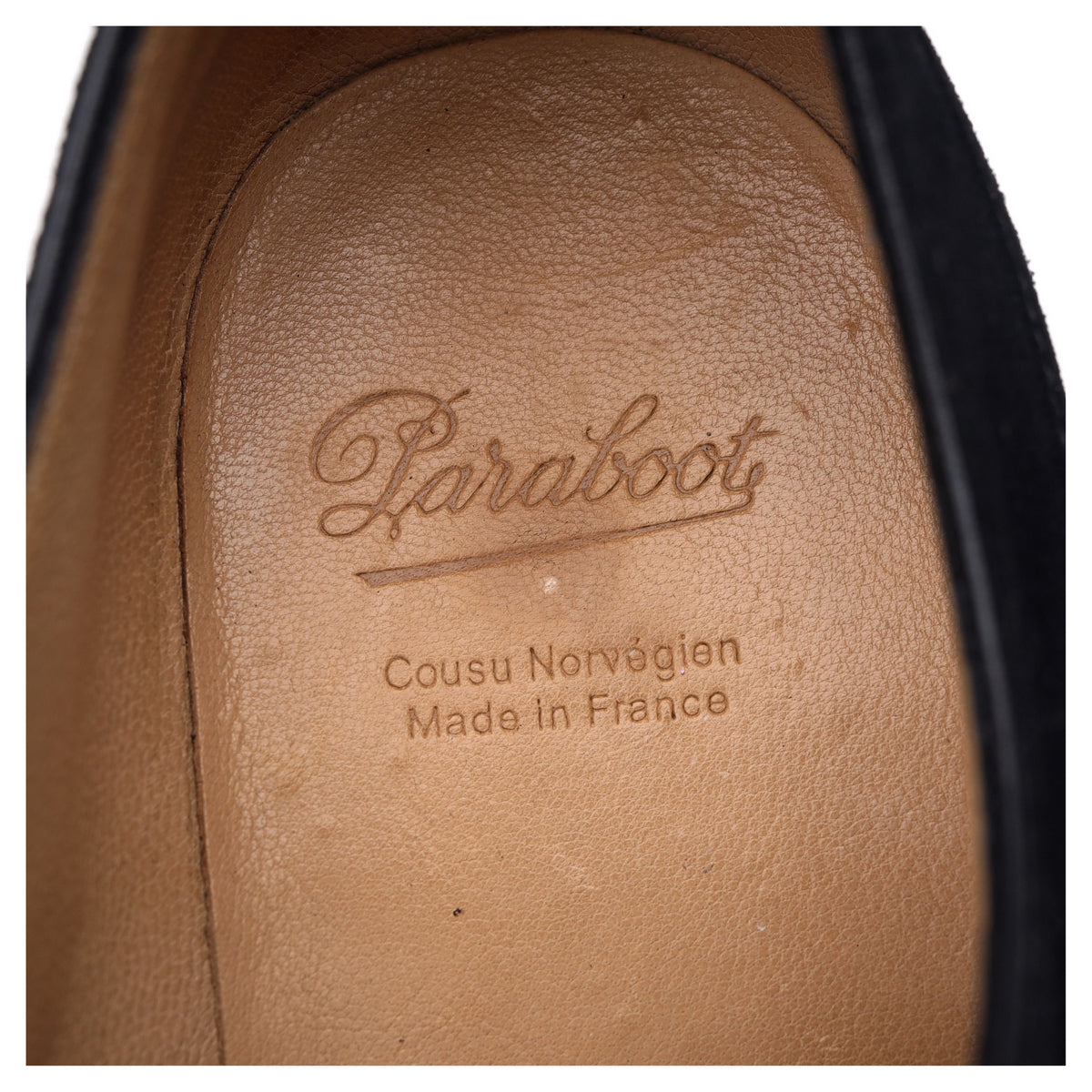 &#39;Avignon&#39; Black Suede Split Toe Derby UK 8