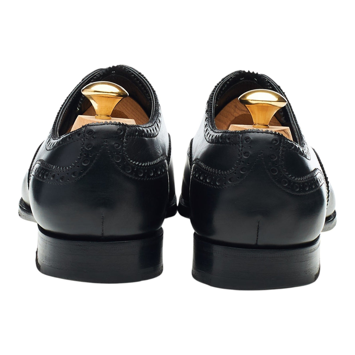 'Cadogan' Black Leather Oxford Brogues UK 5.5 F