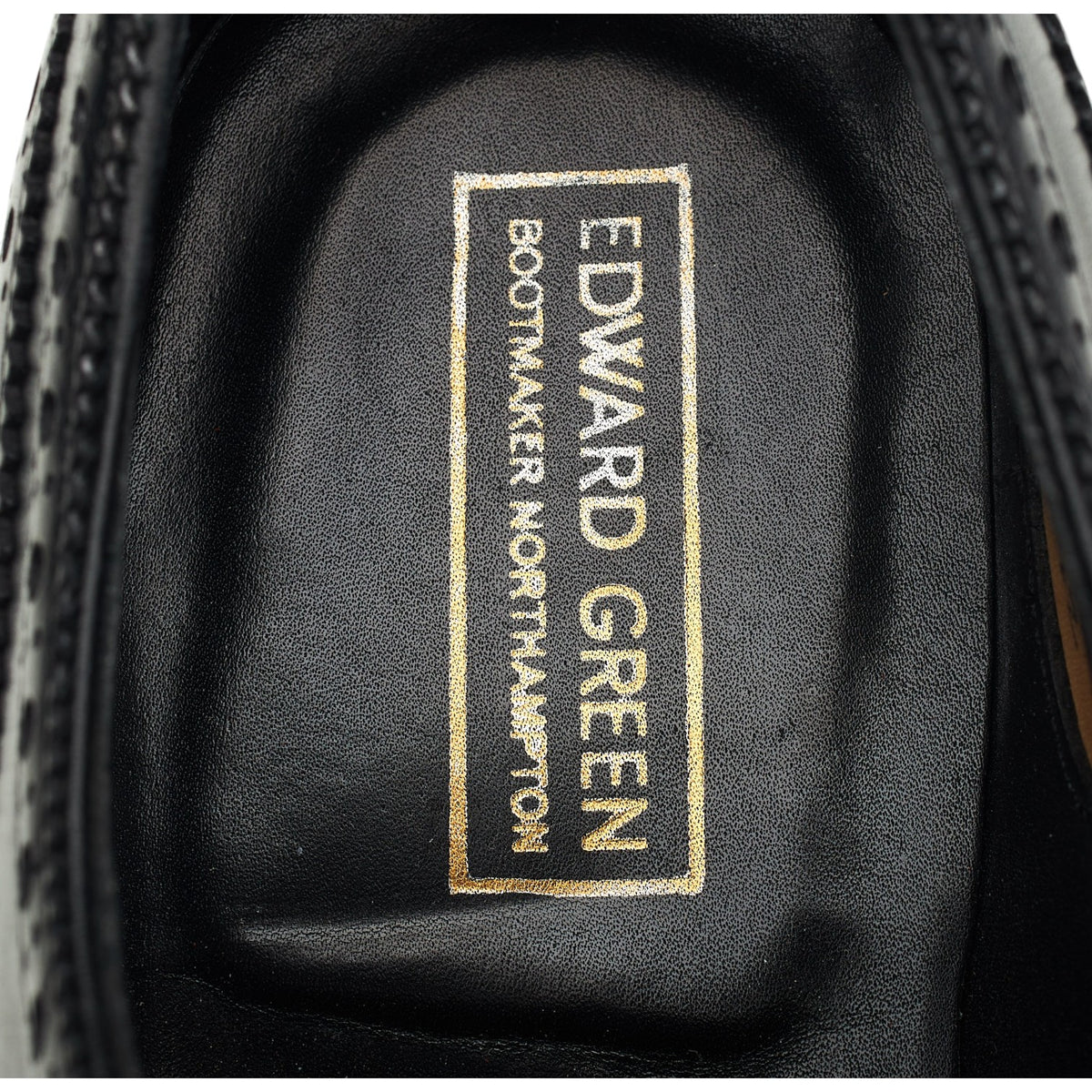 'Cadogan' Black Leather Oxford Brogues UK 5.5 F