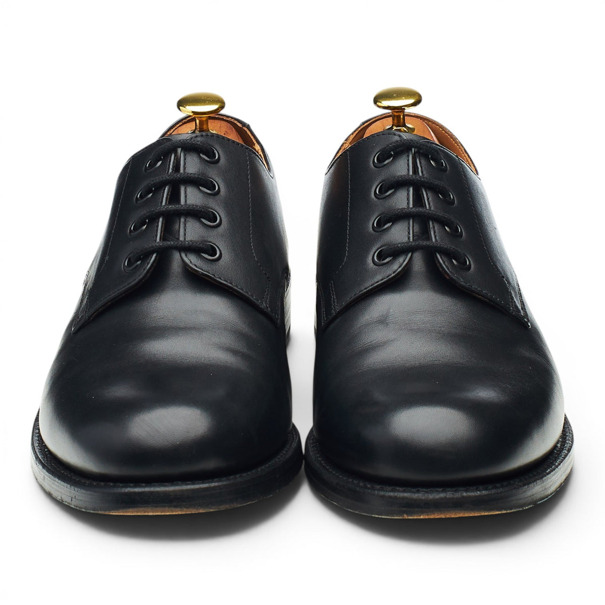 'Landon' Black Leather Derby UK 9 G