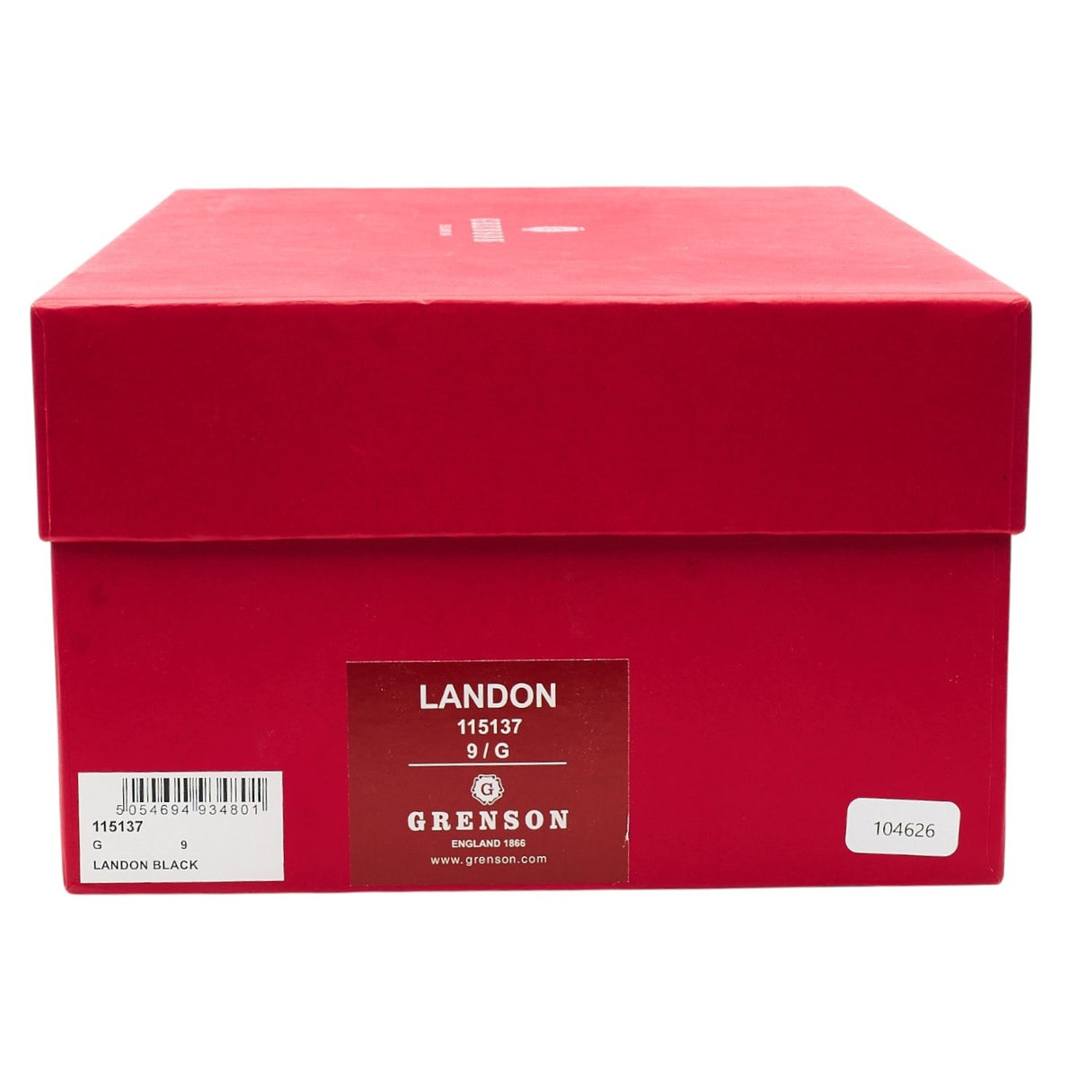 'Landon' Black Leather Derby UK 9 G