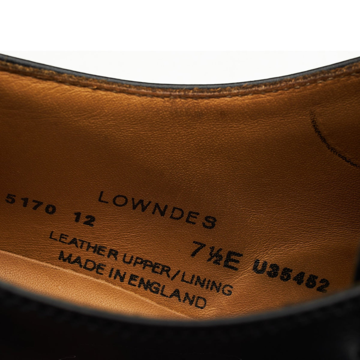 'Lowndes' Black Leather Double Monk Strap UK 7.5 E