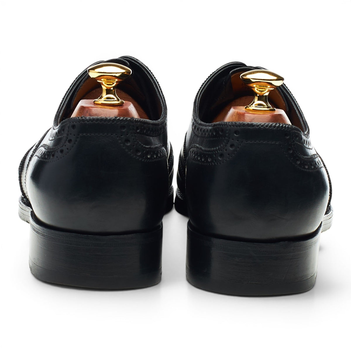 'Henford' Black Leather Oxford Brogues UK 9 E