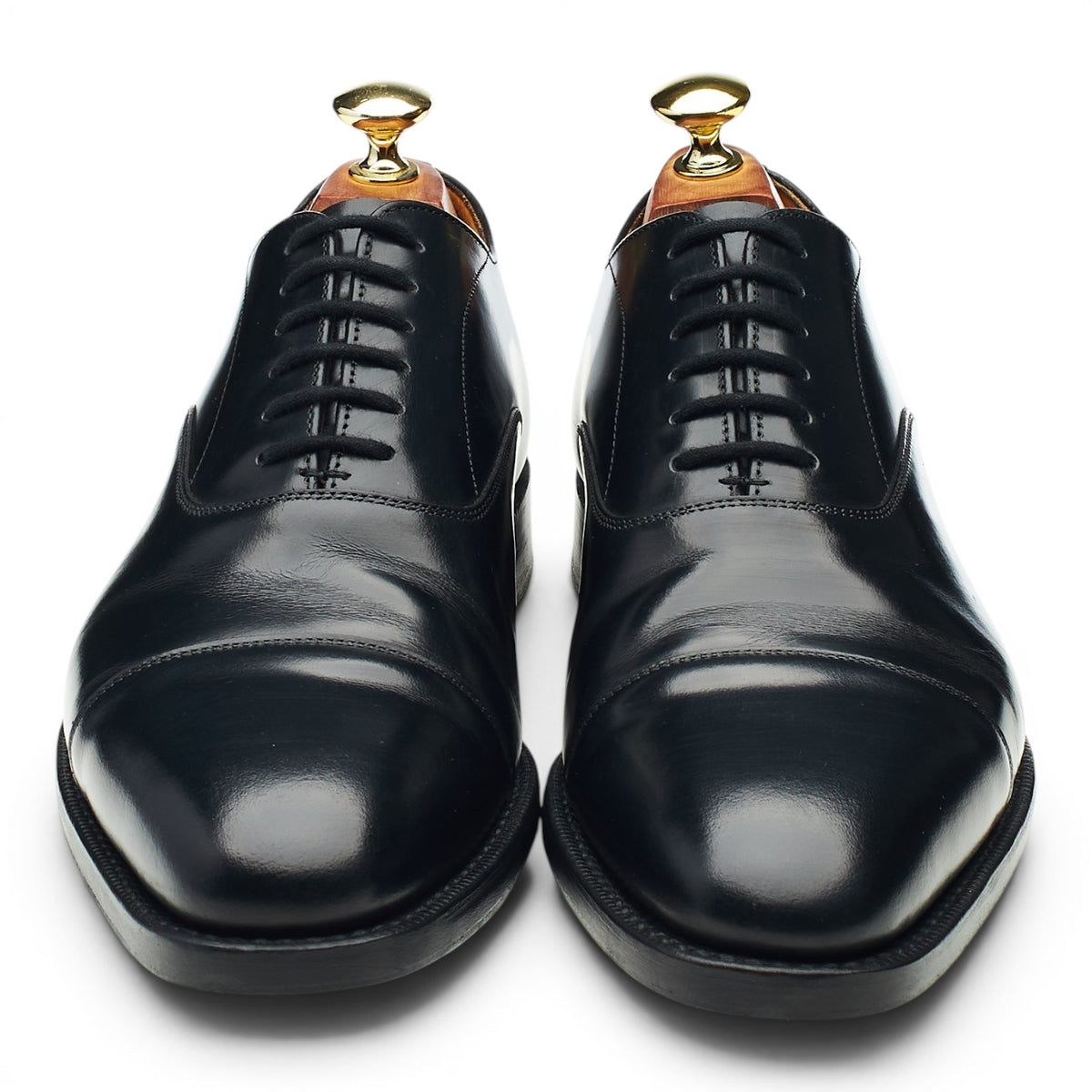 'Coppice' Black Leather Oxford UK 7 F